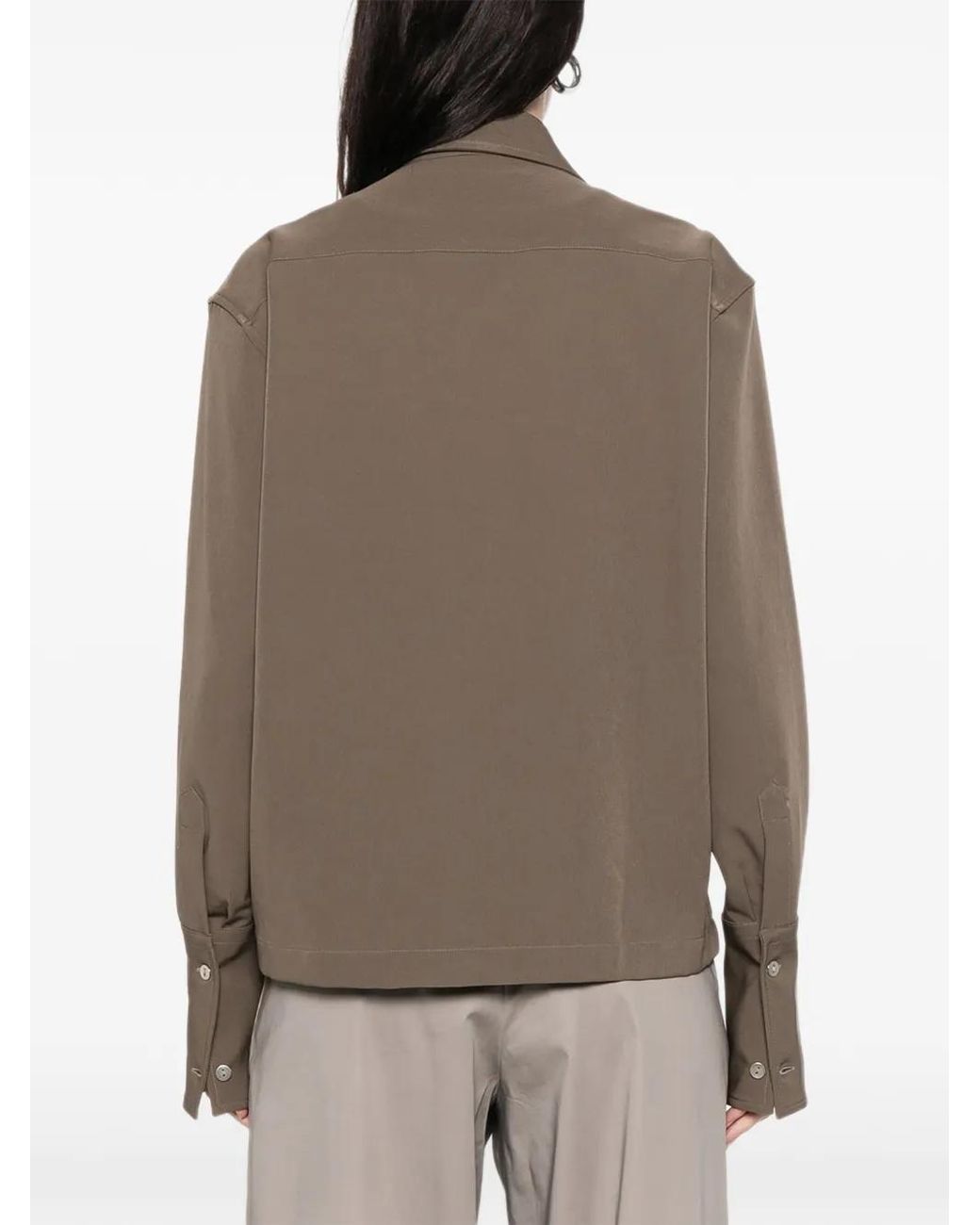 Thelatest Brown Codie Buttoned Shirt