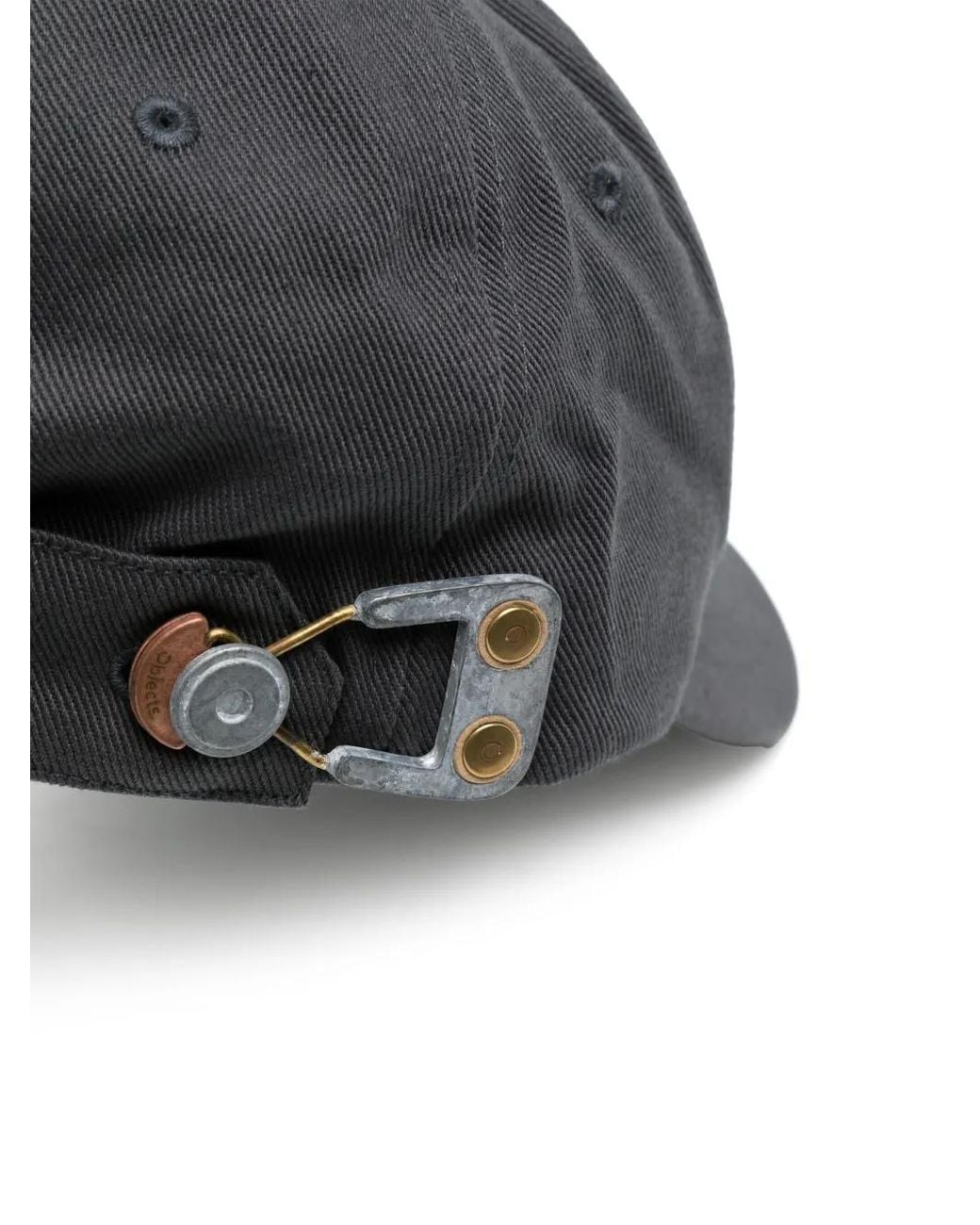 Objects IV Life Gray Buckle Baseball Cap