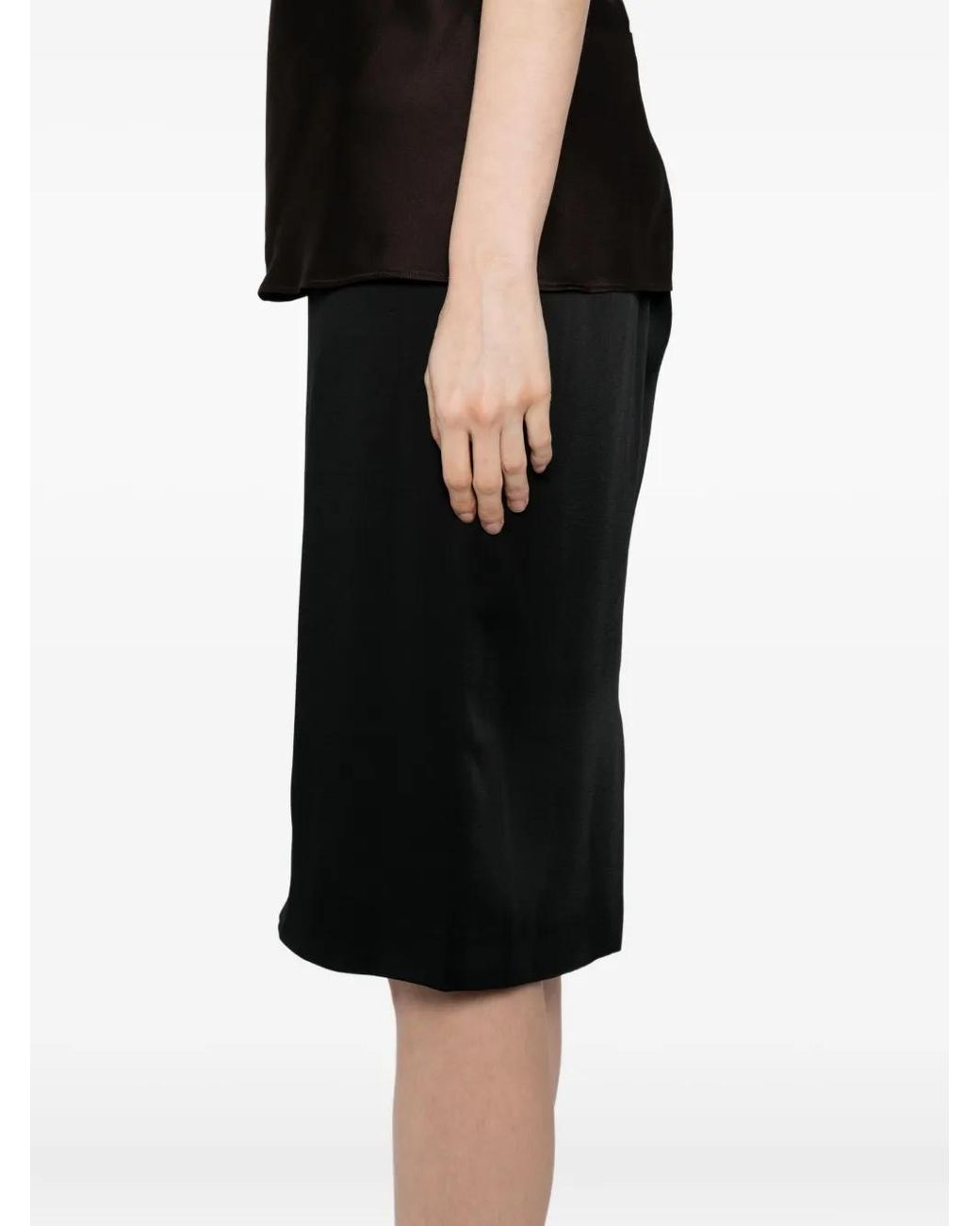 Tom Ford Black Silk Skirt