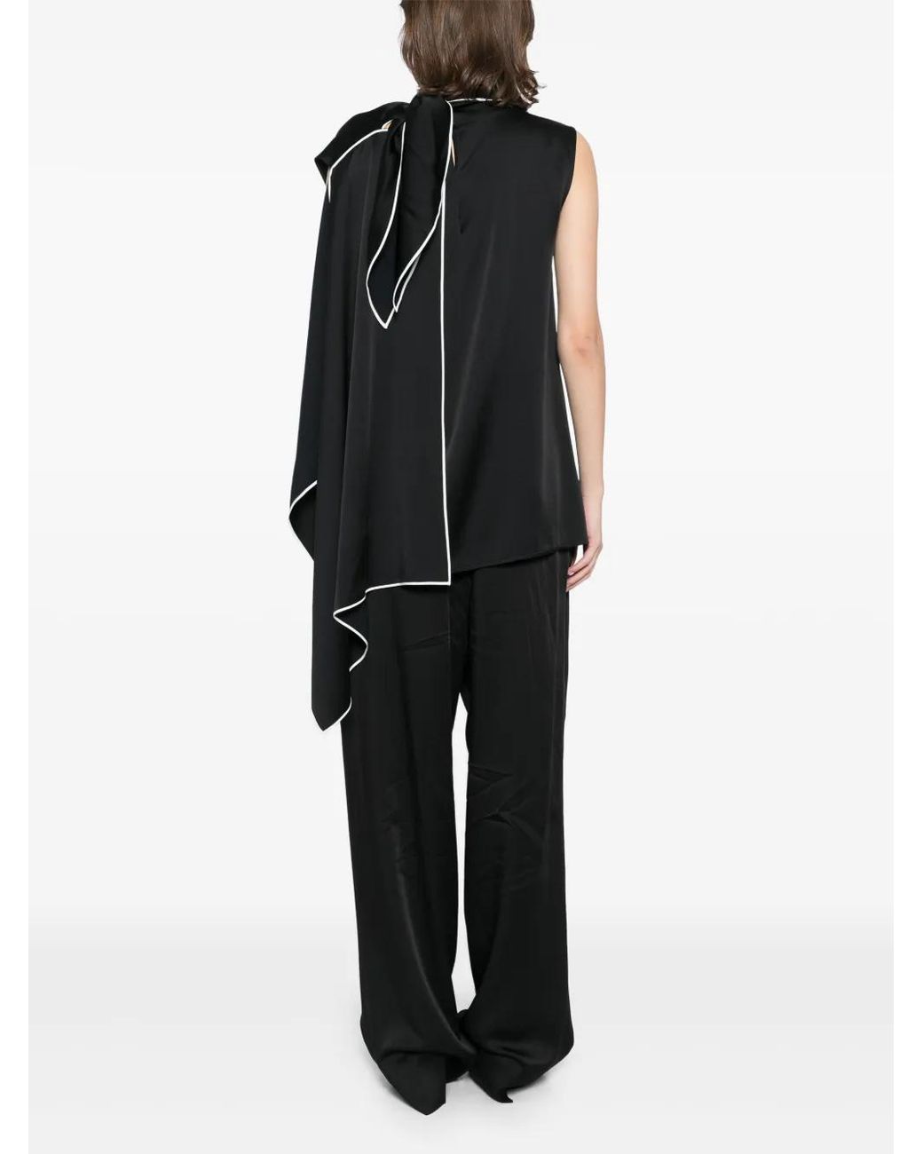 Stella McCartney Black Tie Top