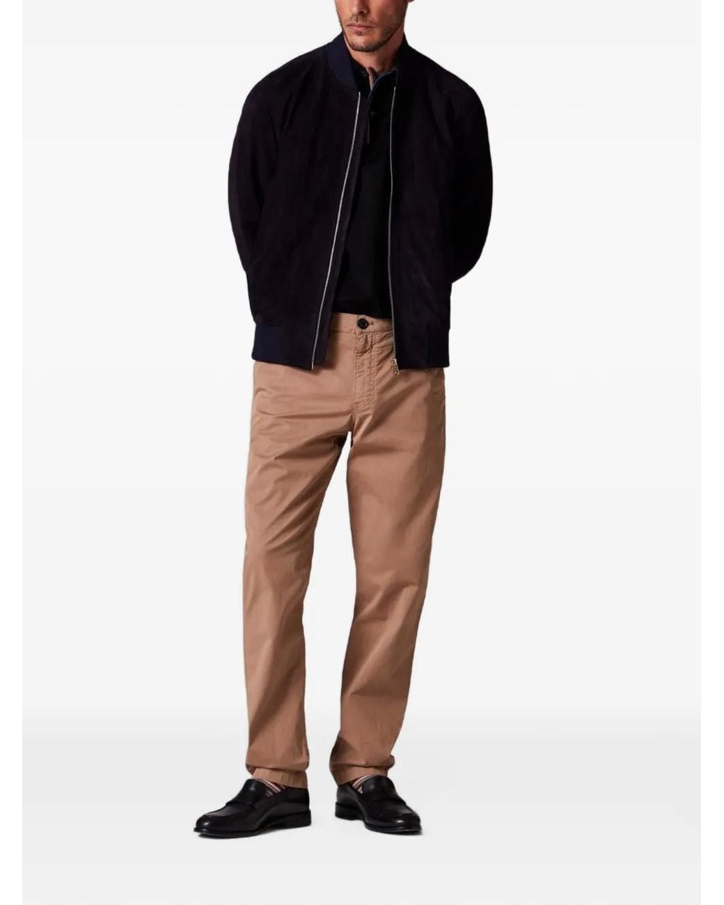 Paul Smith Black Suede Bomber Jacket for men