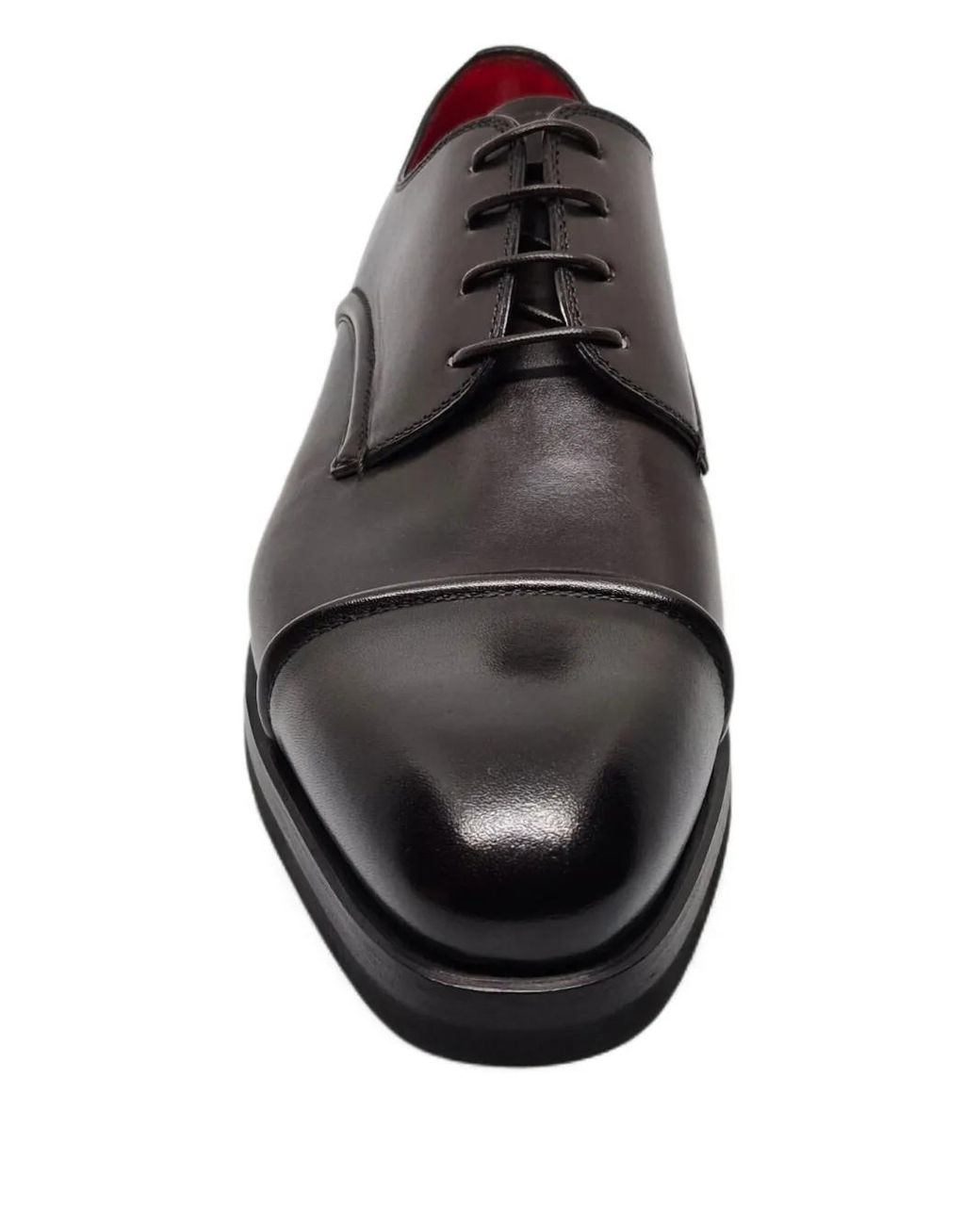 Neil Barrett Black Cap-Toe Derby Shoes for men