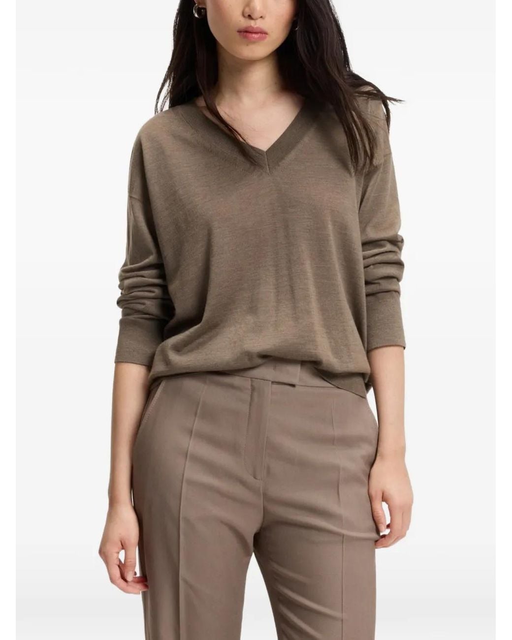 Boss Natural V-Neck Sweater