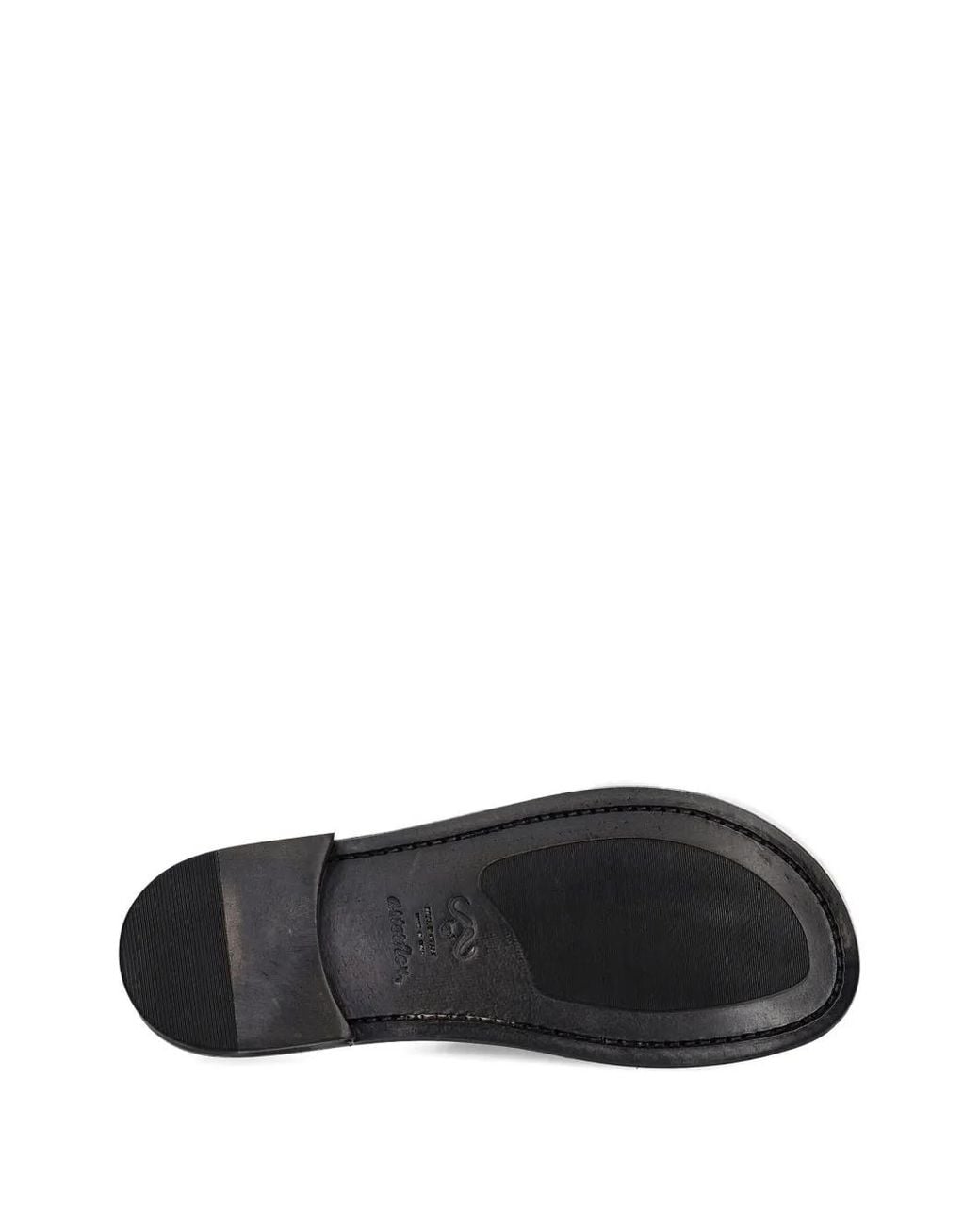 Astorflex Black Haichflex Leather Sandals for men