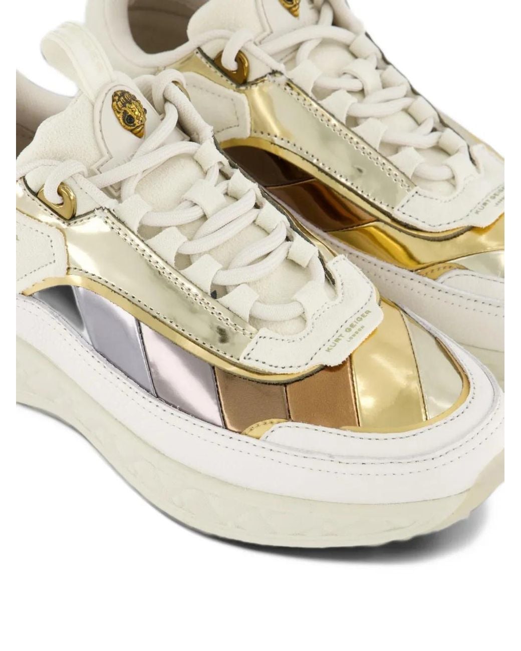 Kurt Geiger White Kensington Sneakers