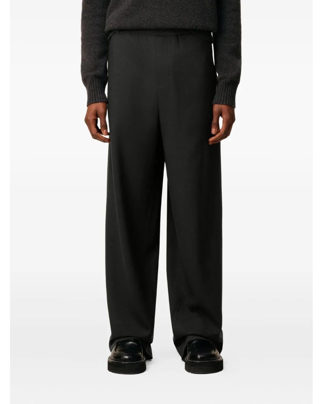 Pantalon À Taille Élastiquée AMI pour homme en coloris Black
