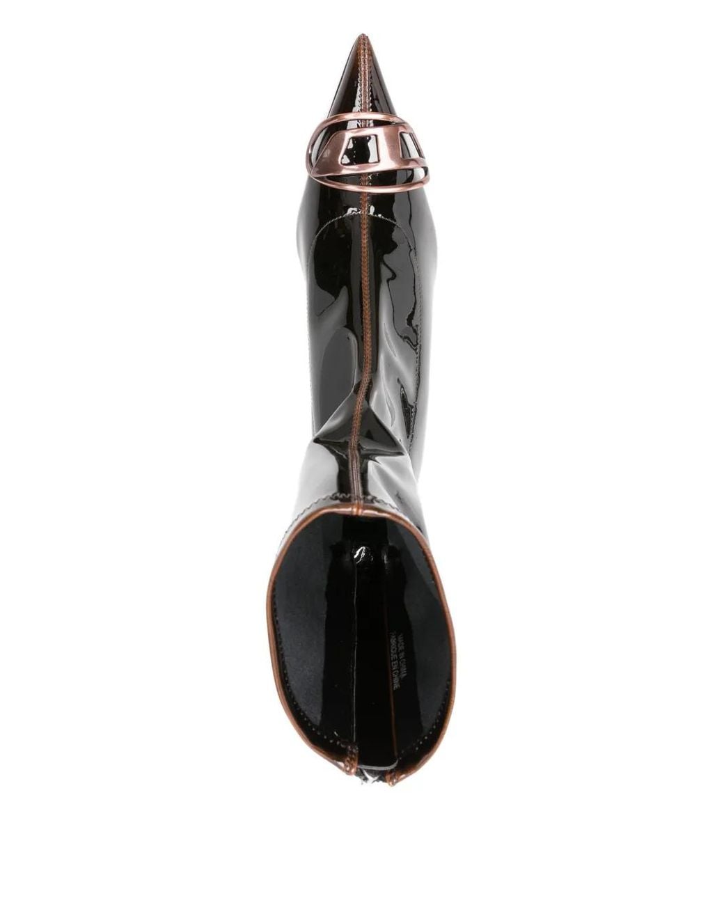 Stivali Con Applicazione di DIESEL in Black da Uomo