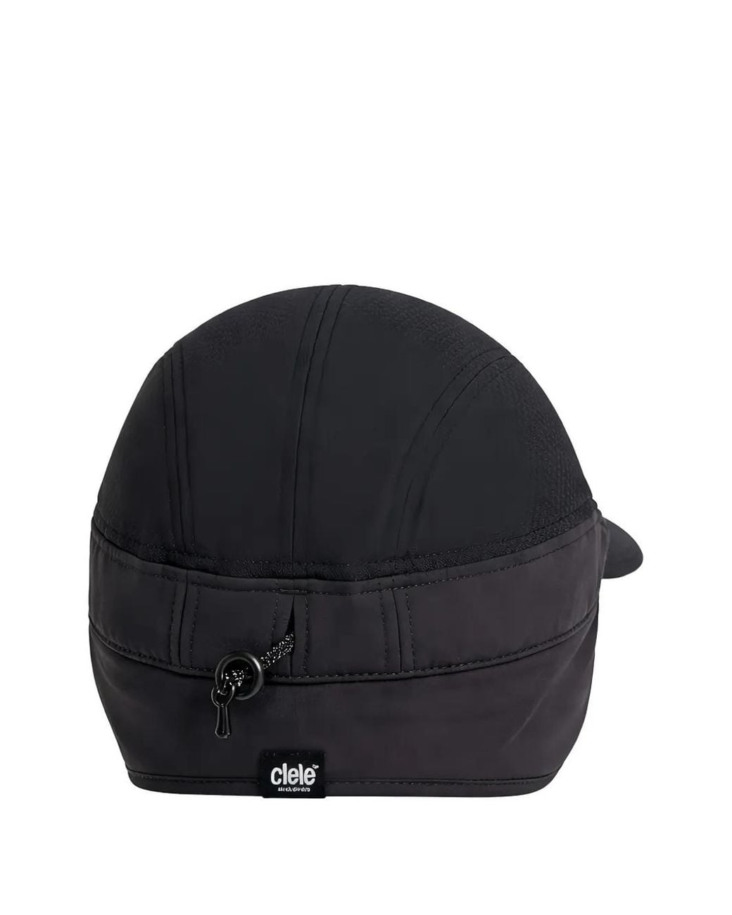 Ciele Athletics Black Logo-Patch Ear-Flap Trapper Hat