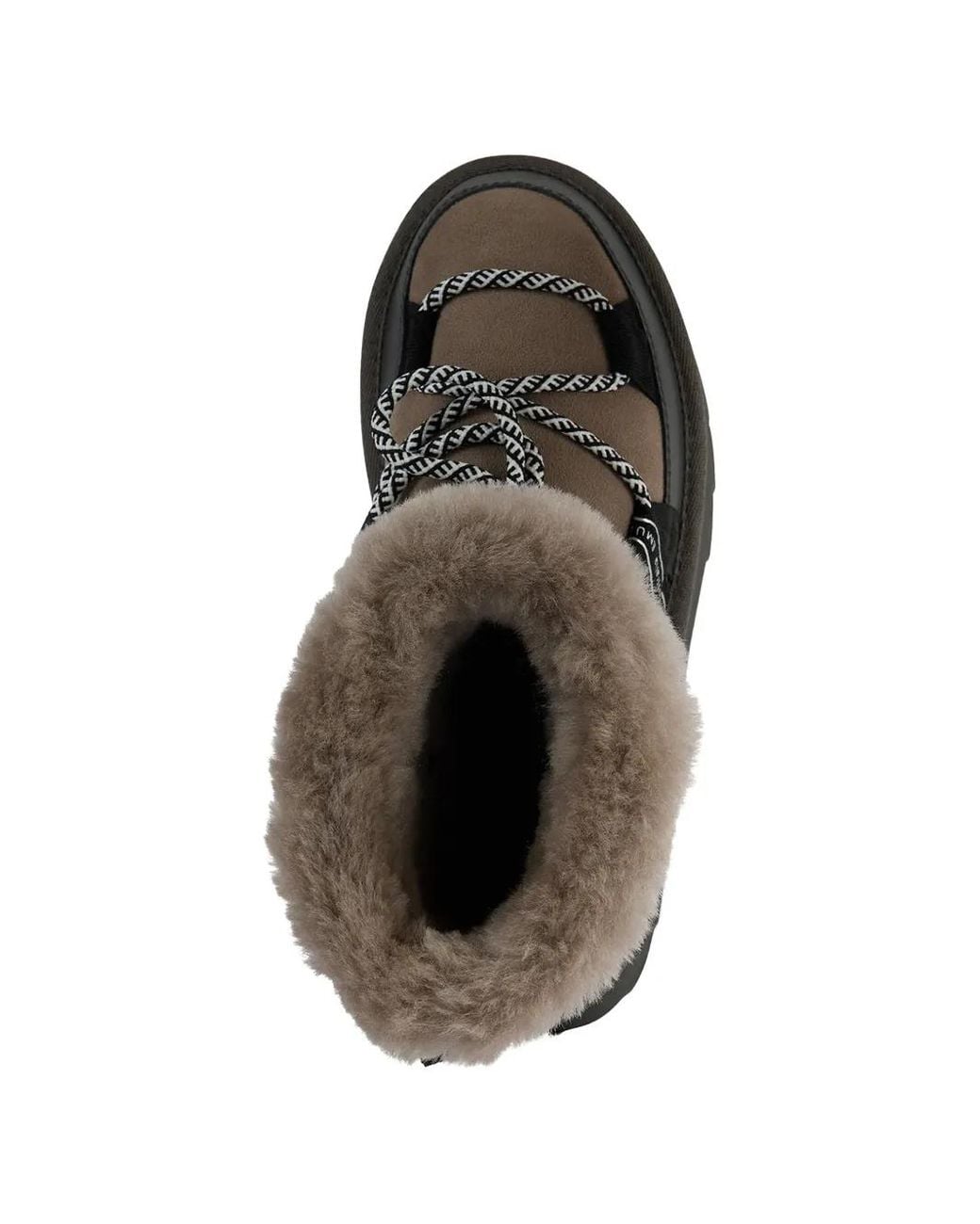 EMU Black Blurred Micro Boots