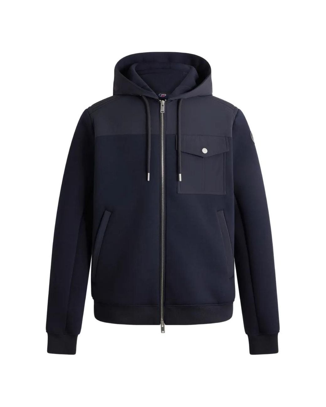 Fusalp Blue Cimarag Hooded Bomber Jacket for men