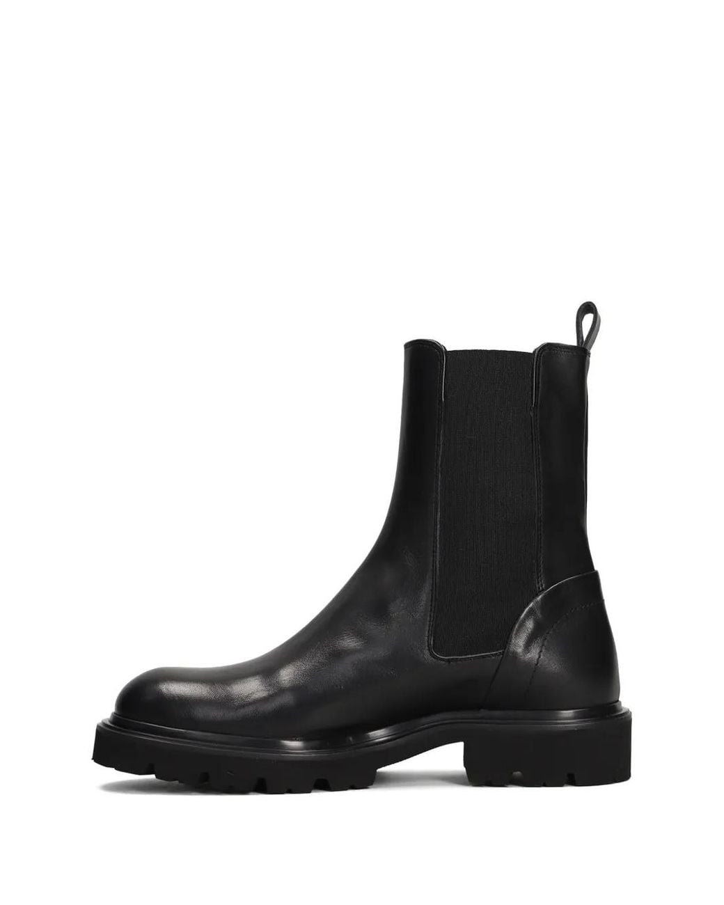 Evaluna Black Chunky-Sole Chelsea Boots