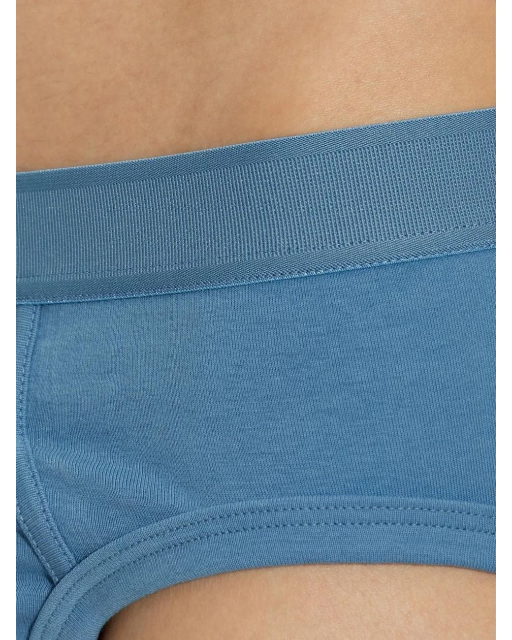 Tom Ford Blue Logo-Waistband Briefs for men