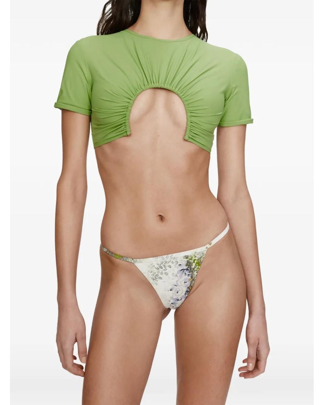 Christopher Esber Green U Prong T-Shirt