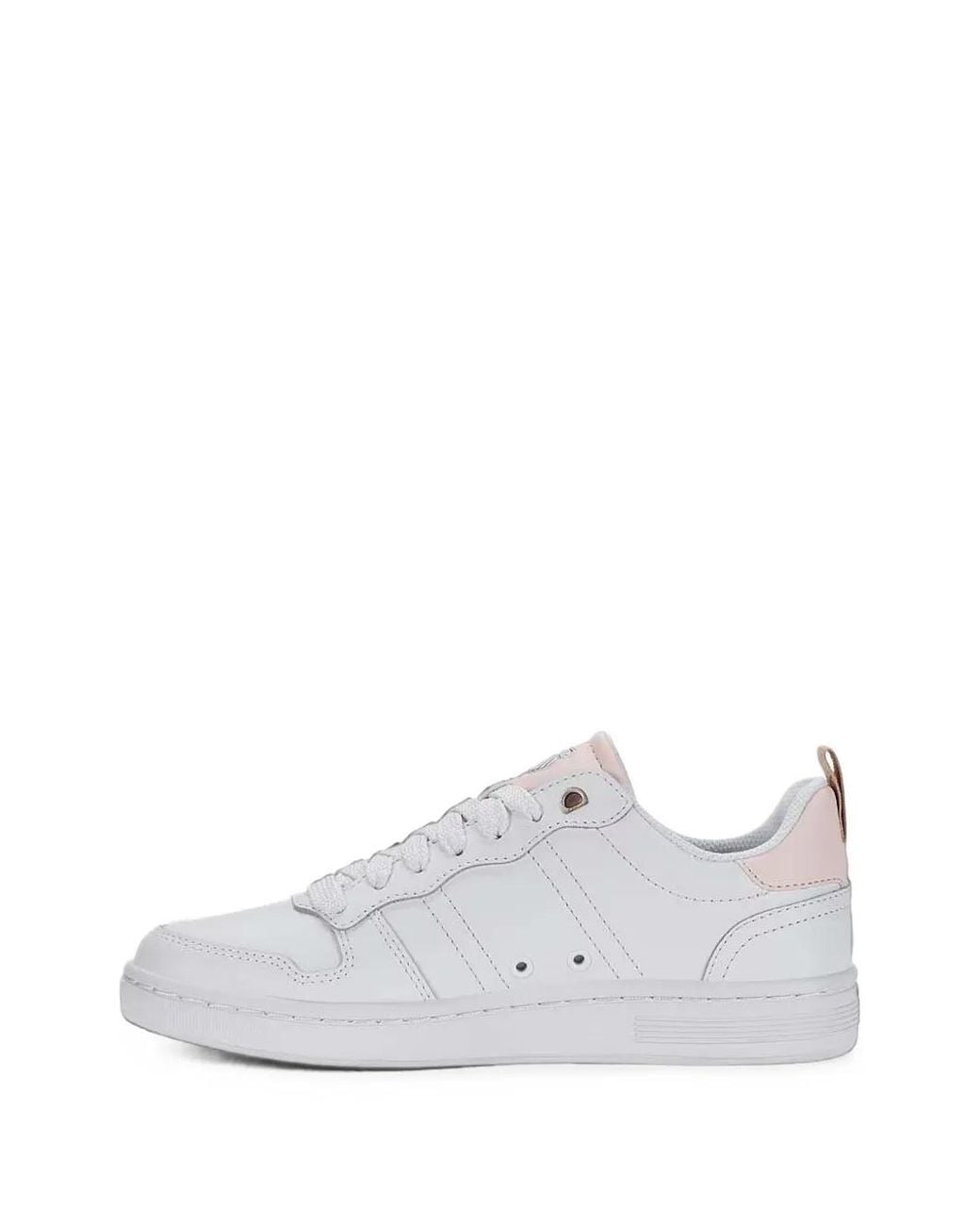 K-swiss White Lozan Match Logo-Patch Sneakers