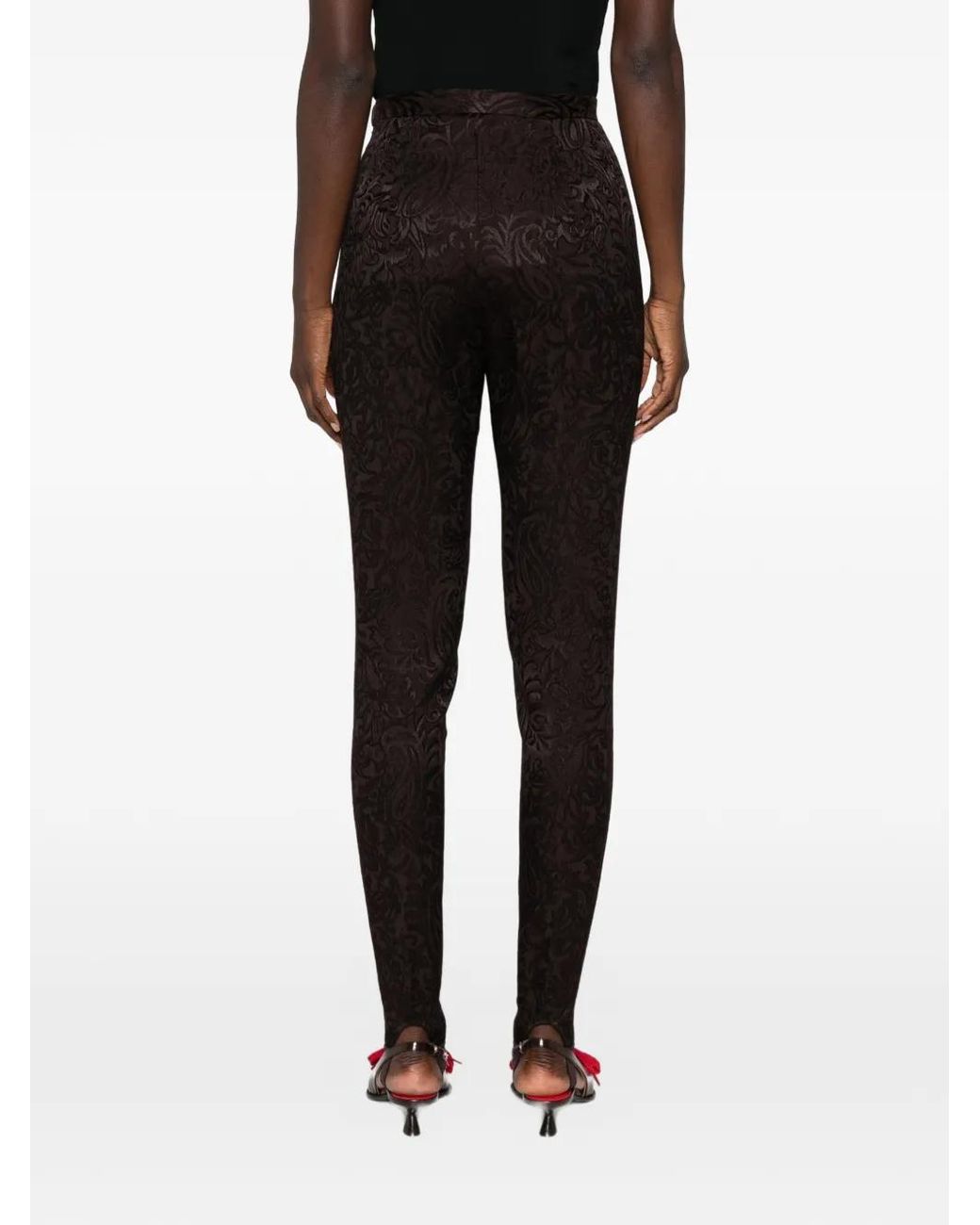 ALÉMAIS Black Adeline Stirrup Trousers