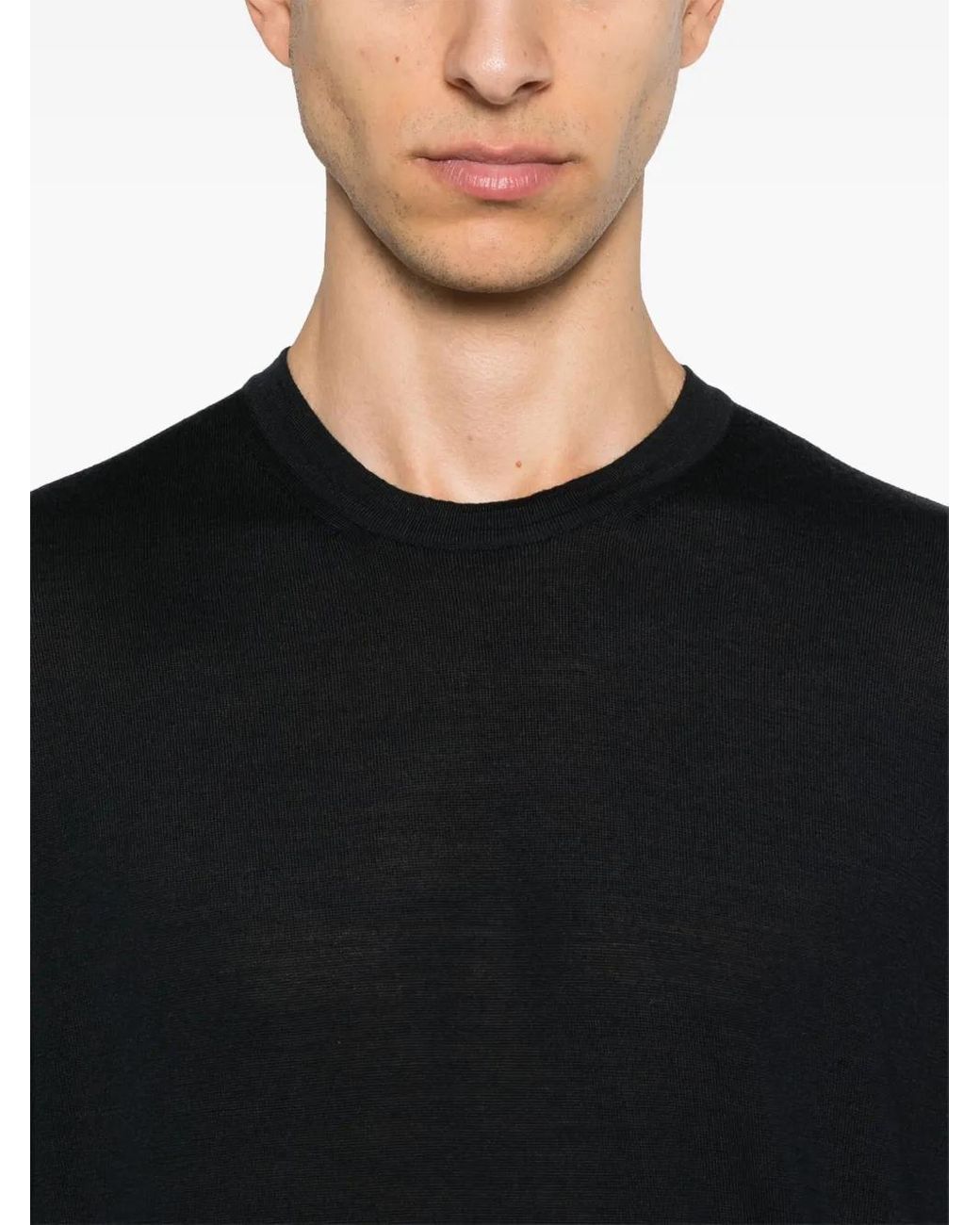 D4.0 Blue Wool Sweater for men