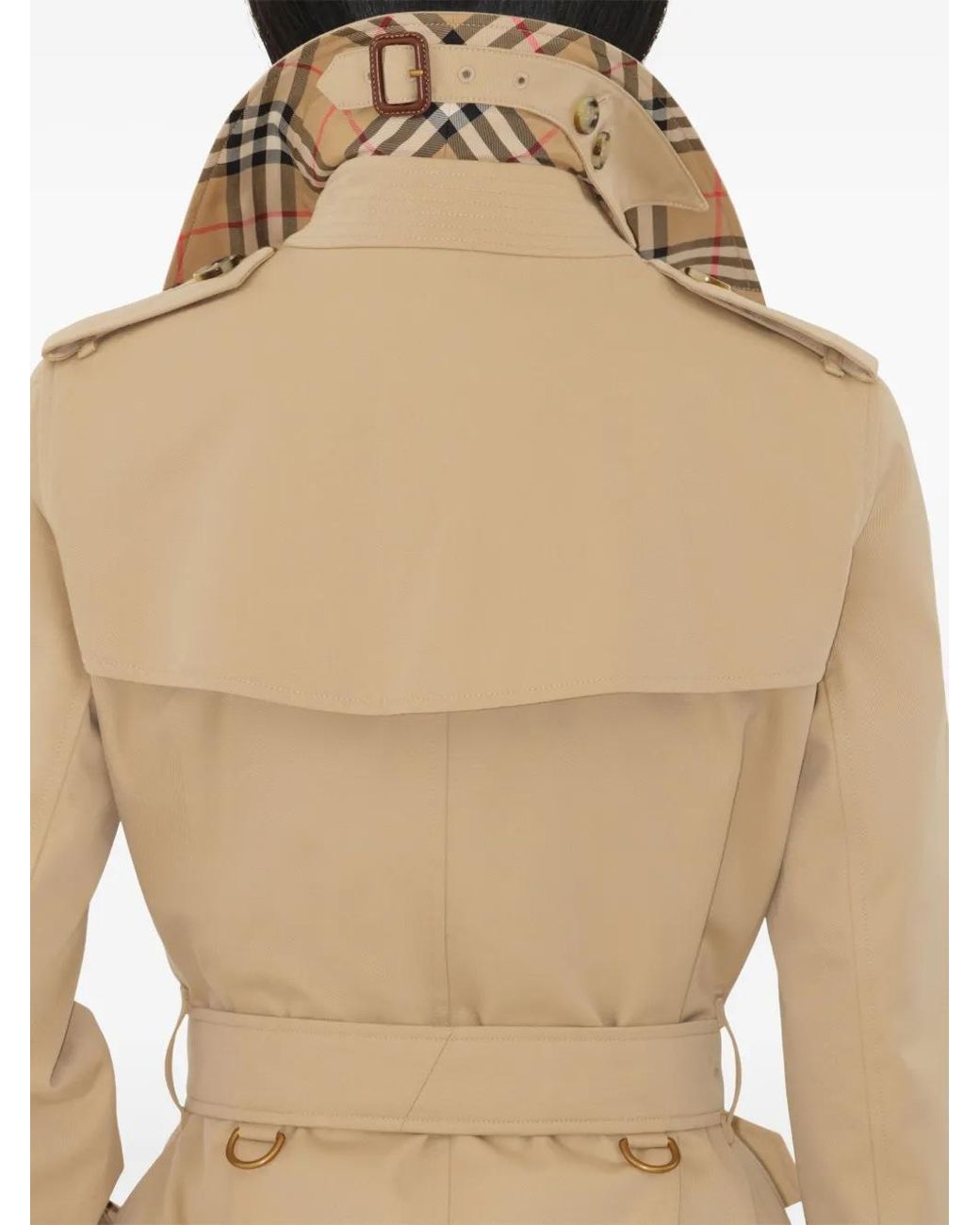 Burberry Natural Short Chelsea Heritage Trench Coat