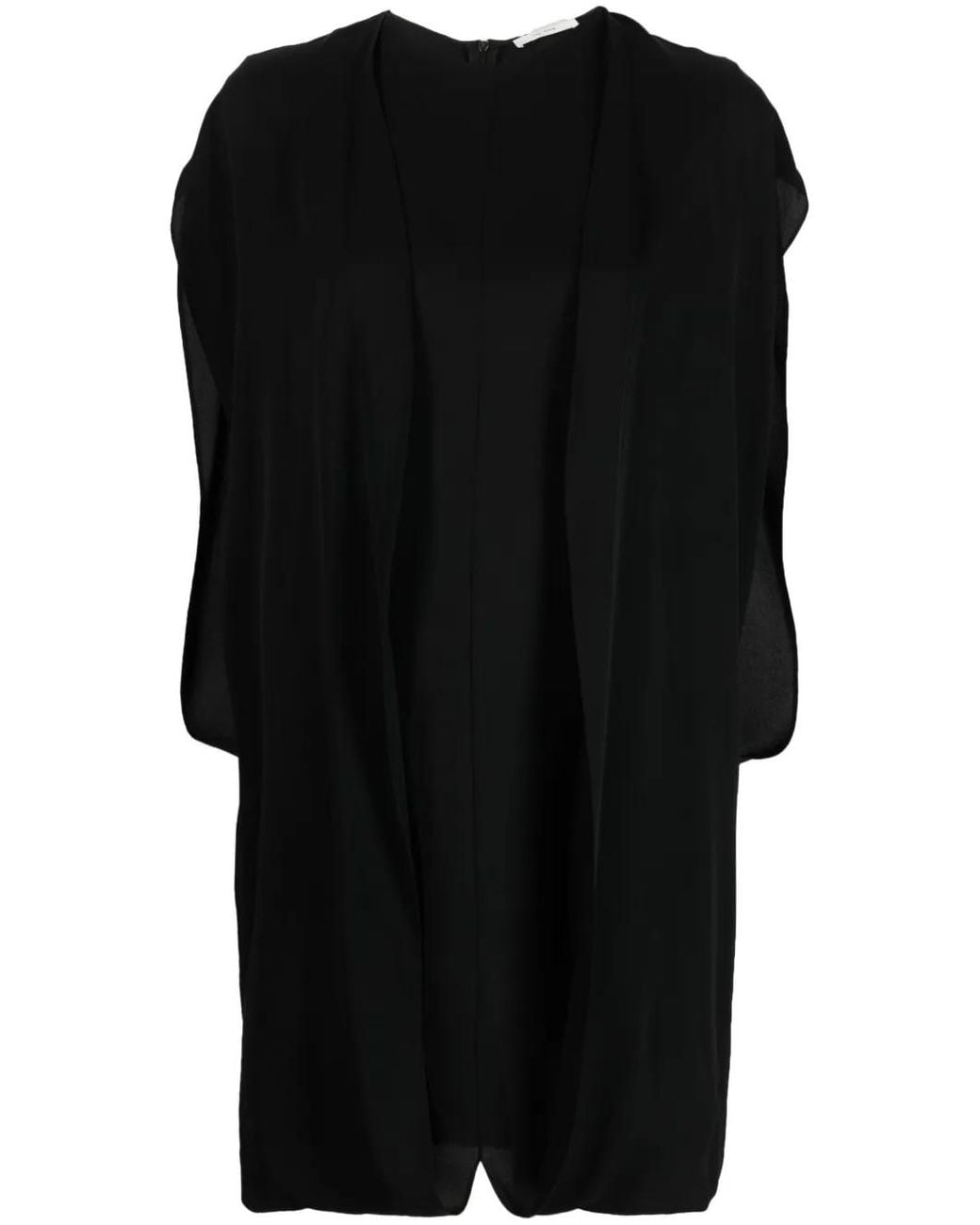 The Row Gedrapeerde Jurk in het Black