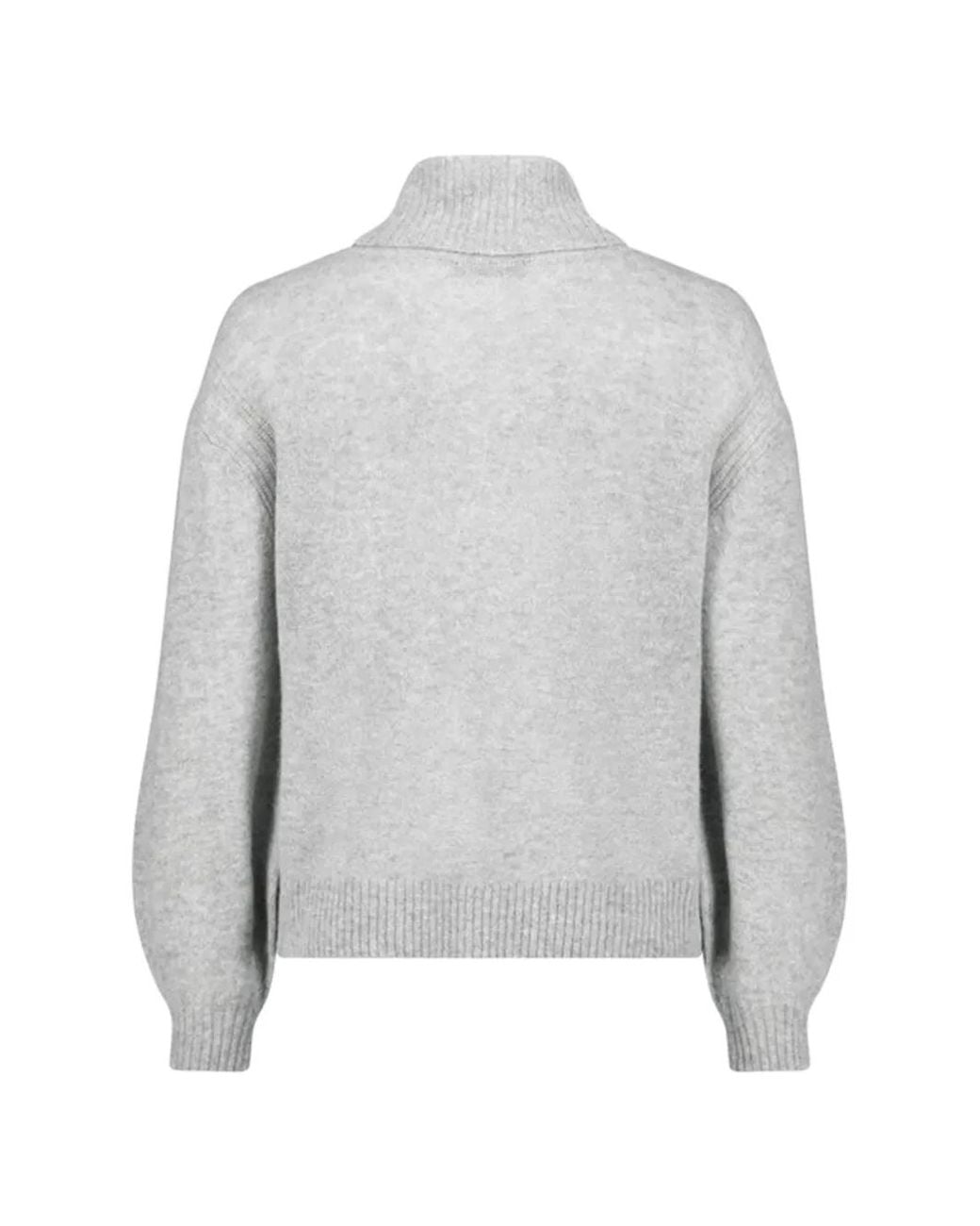 Betty Barclay Gray High-Neck Cashmere Sweater