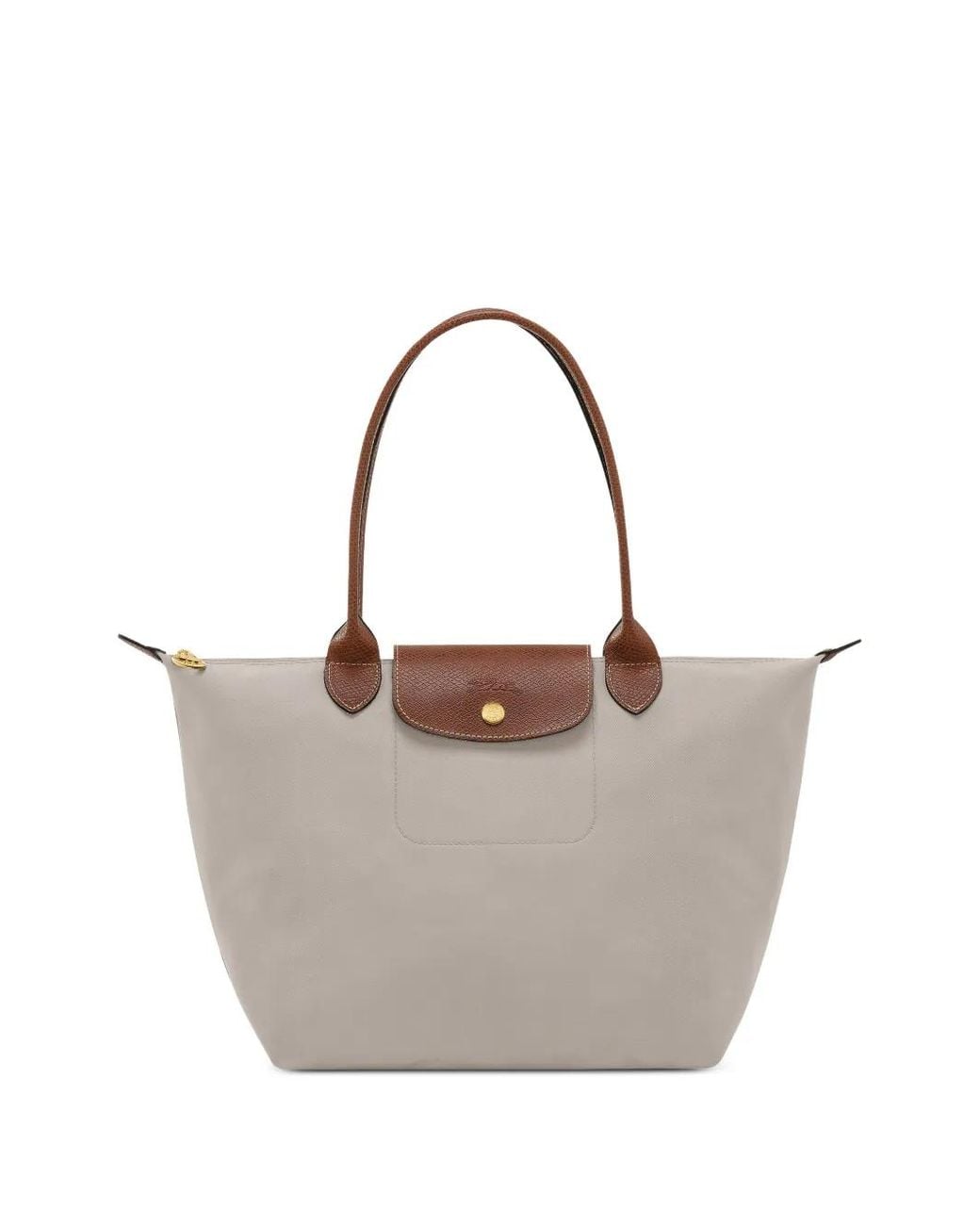 Longchamp Gray Medium Le Pliage Original Tote Bag