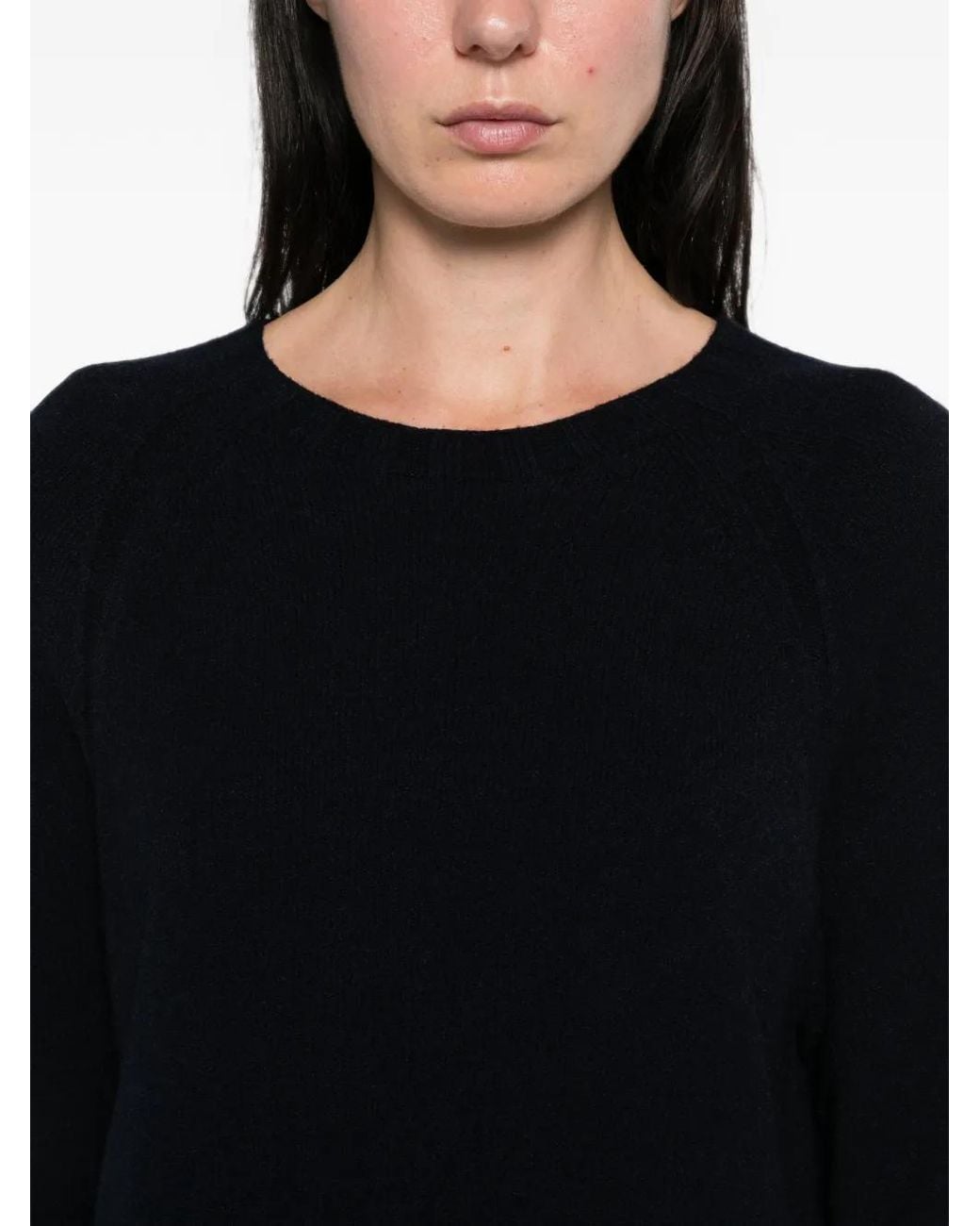 AROVESCIO Black Pullover Mit Raglanärmeln