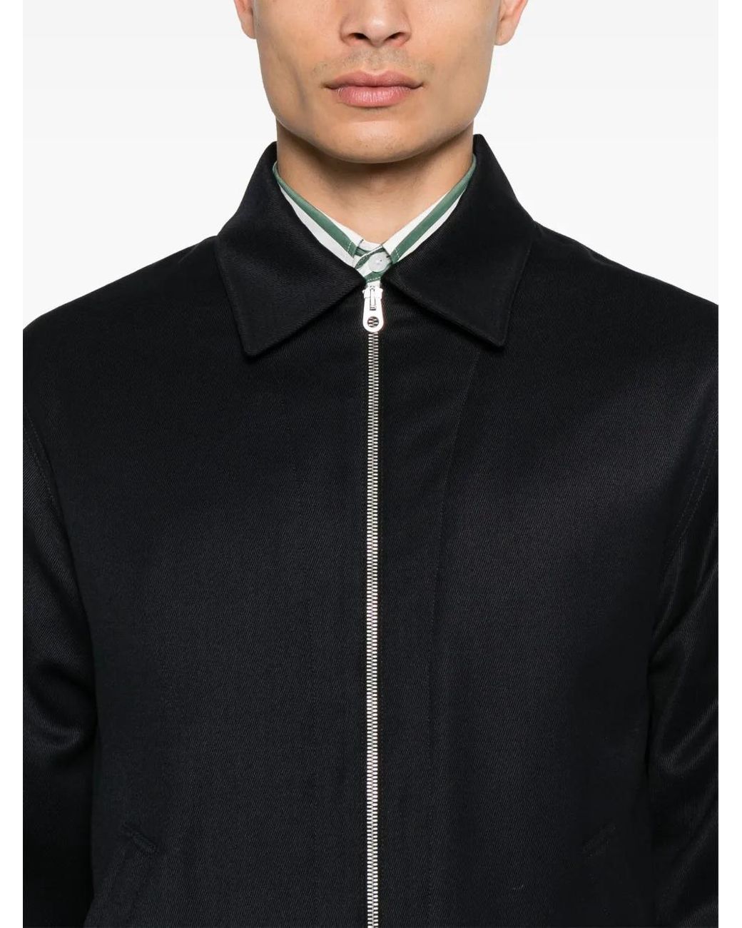 Fursac Black Twill Jacket for men