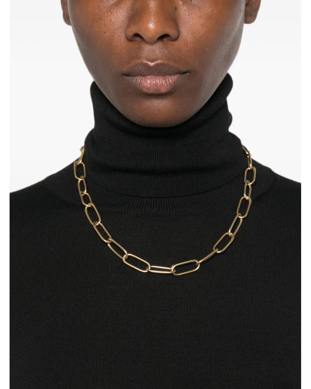 Chloé Black Roll-Neck Long-Sleeve Knit