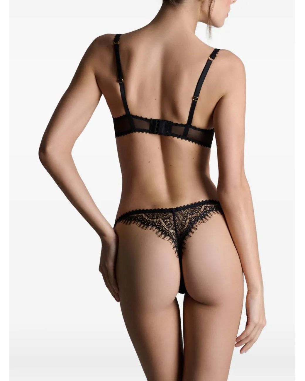Maison Close Black Bra