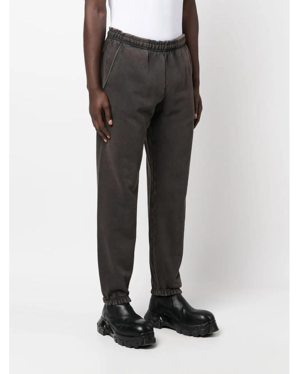 Entire studios Black Cotton Track Pants