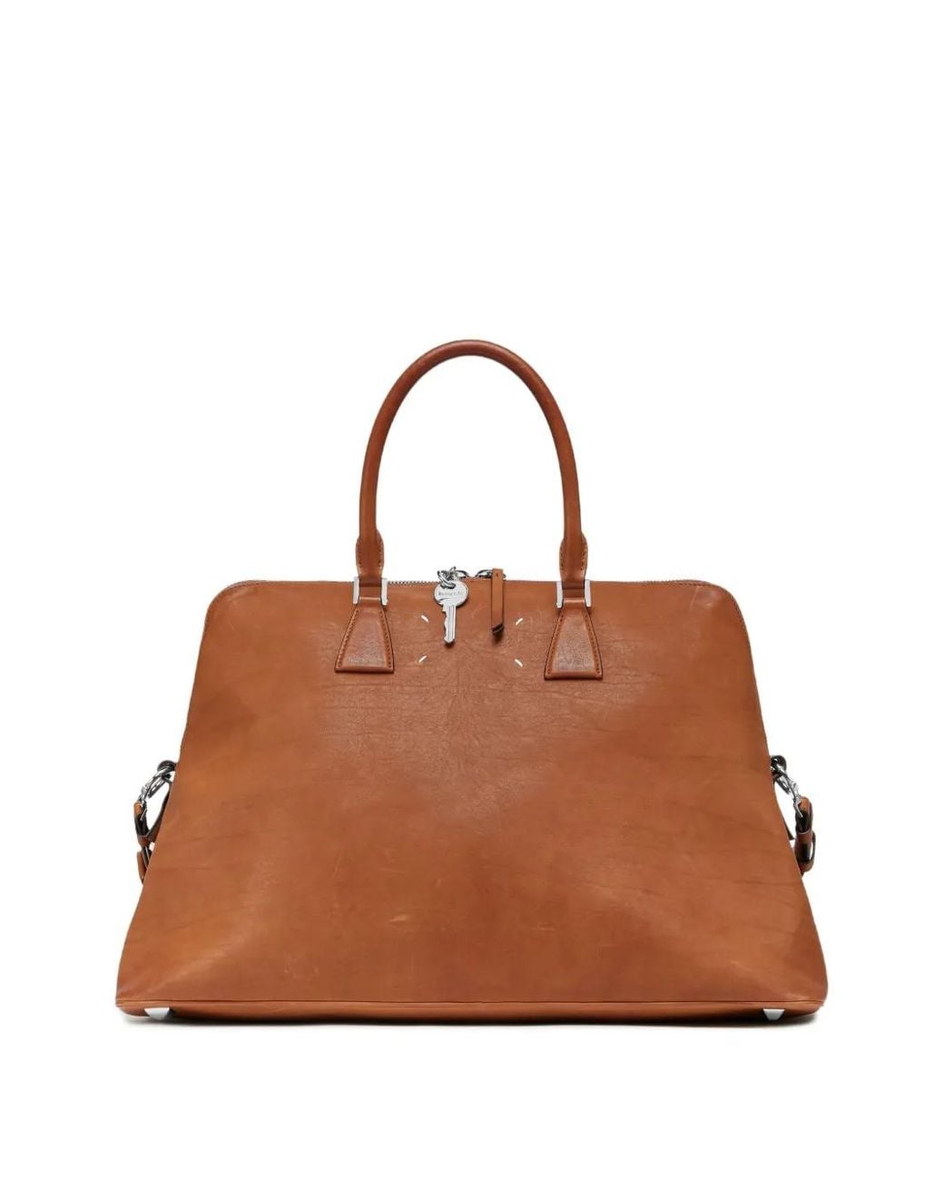 Maison Margiela Brown Medium 5Ac Top-Handle Shoulder Bag