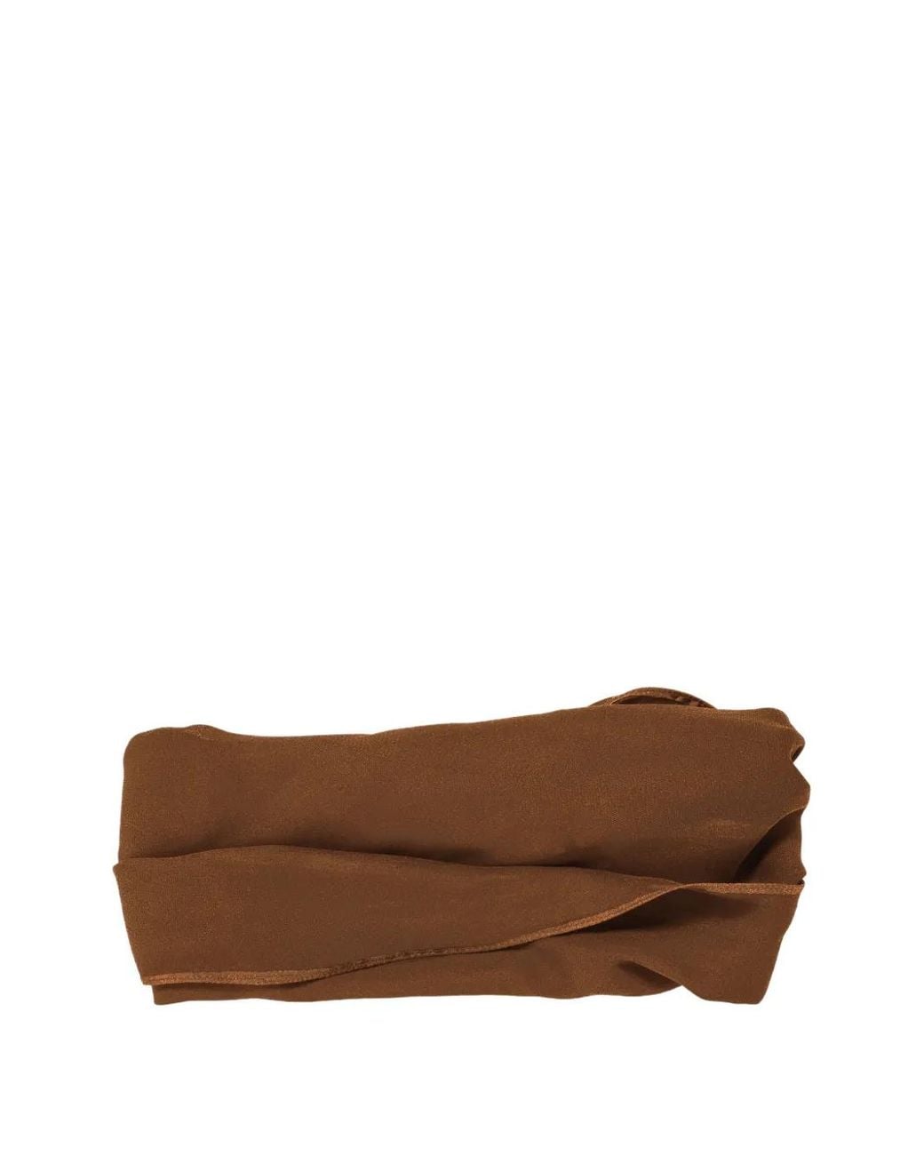 Jennifer Behr Brown Kaylee Silk-Satin Headband