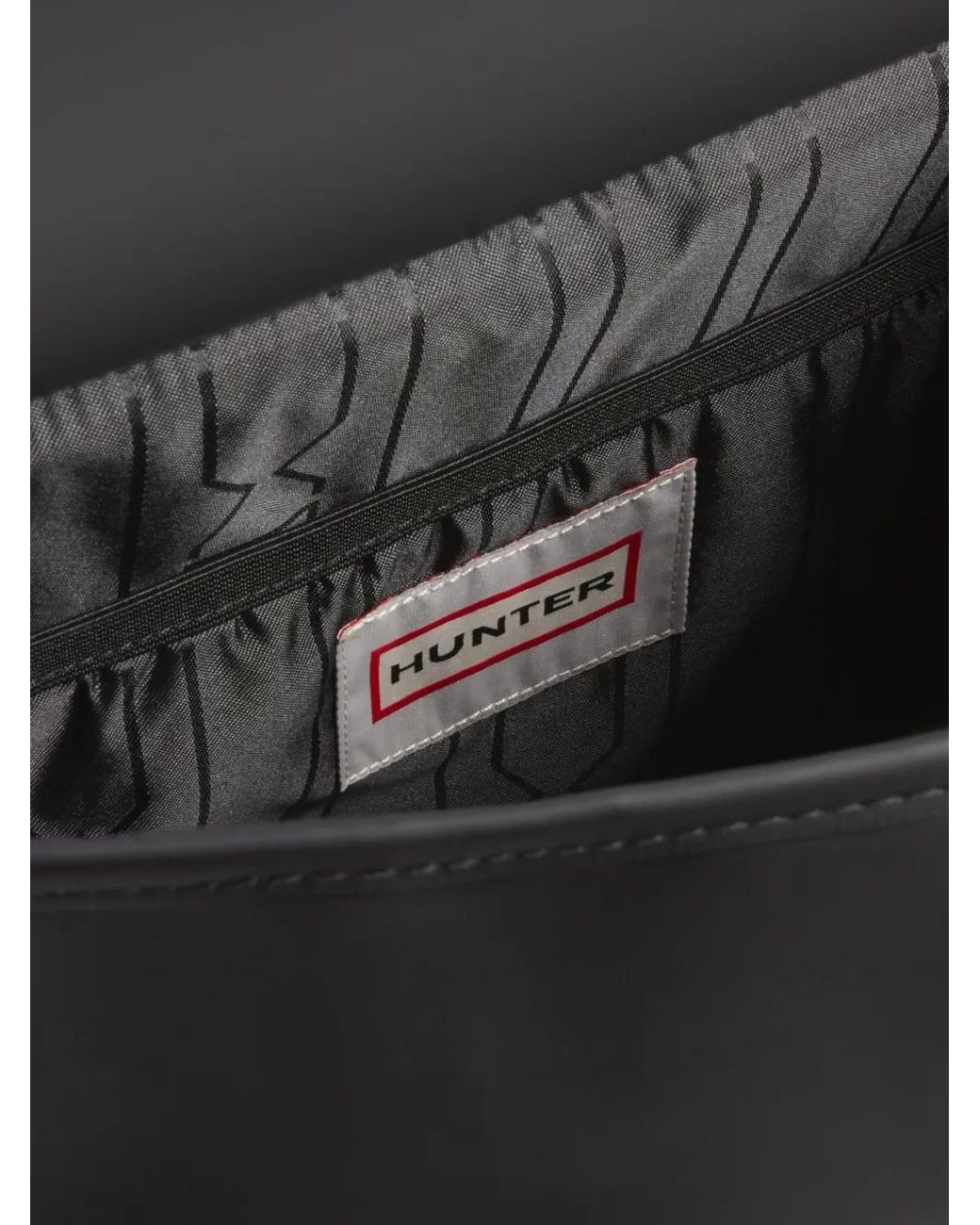 Hunter Black Crovie Buckle-Fastening Backpack