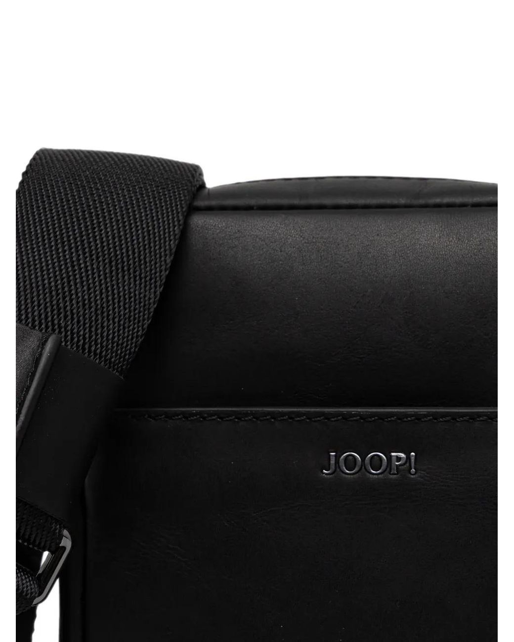 Joop! Black Sacoche En Cuir À Plaque Logo for men