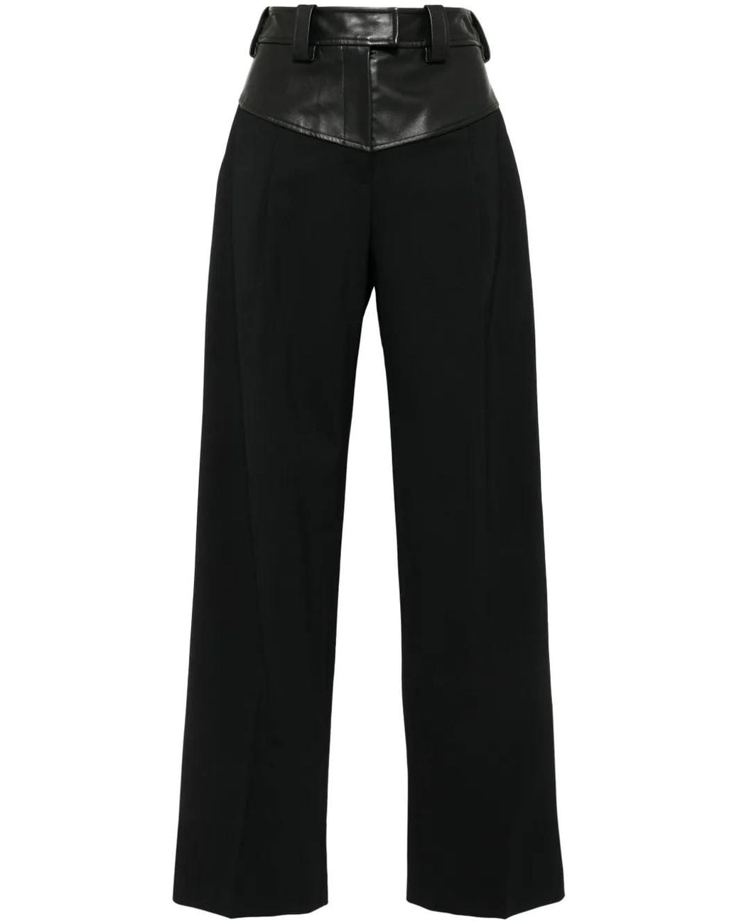 Christopher Esber Black Maverick Trousers
