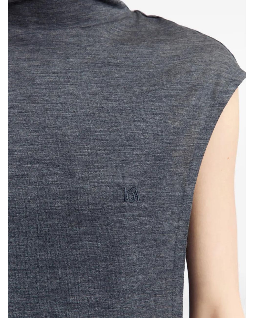 16Arlington Gray Ovica Sleeveless Top