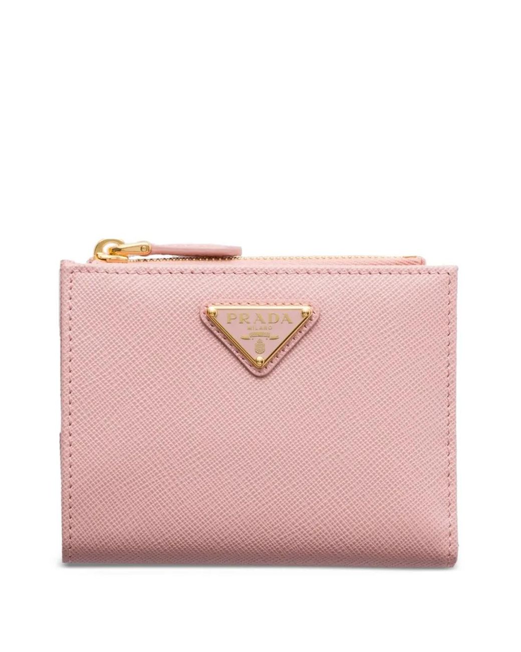 Prada Pink Small Saffiano Leather Wallet