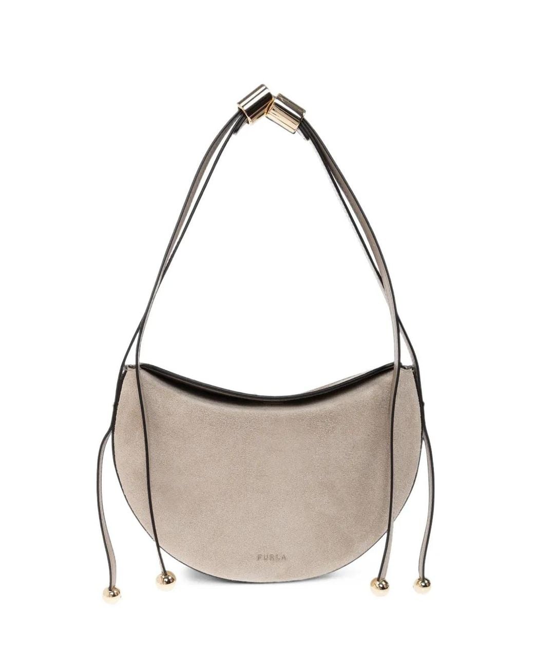 Furla White Moonstone Shoulder Bag S