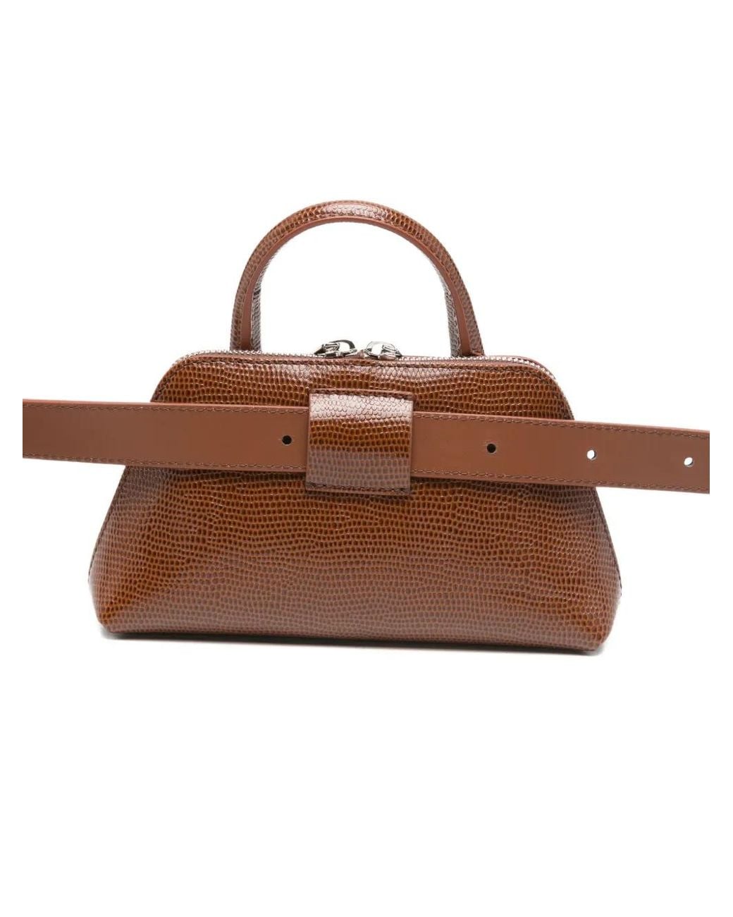 Coperni Brown Duffle Belt Bag
