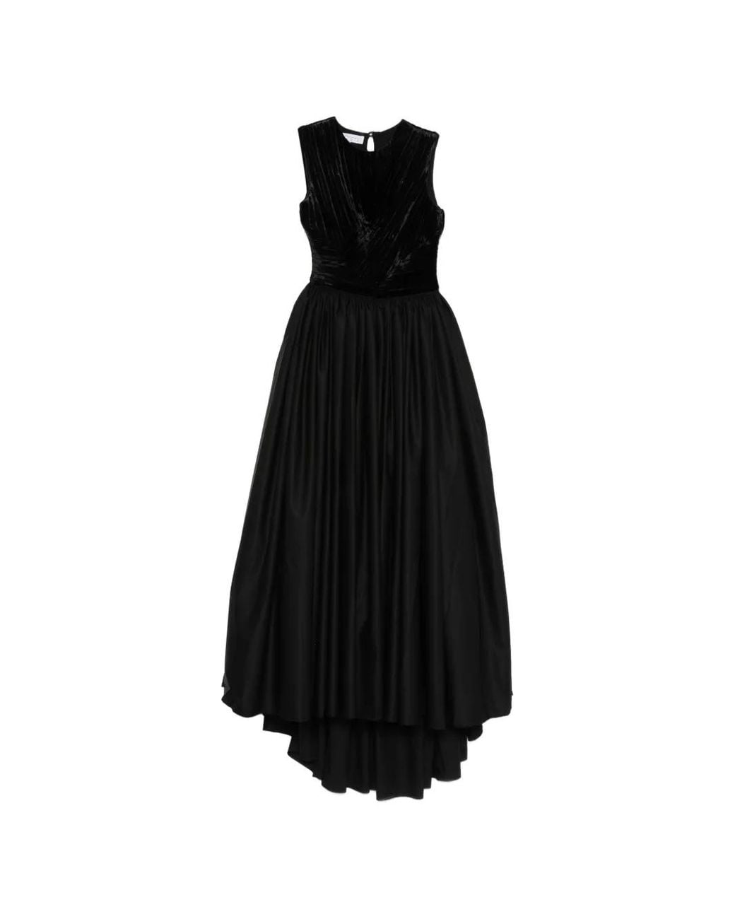 Abadia Black Robe Moulnte À Design Plissé