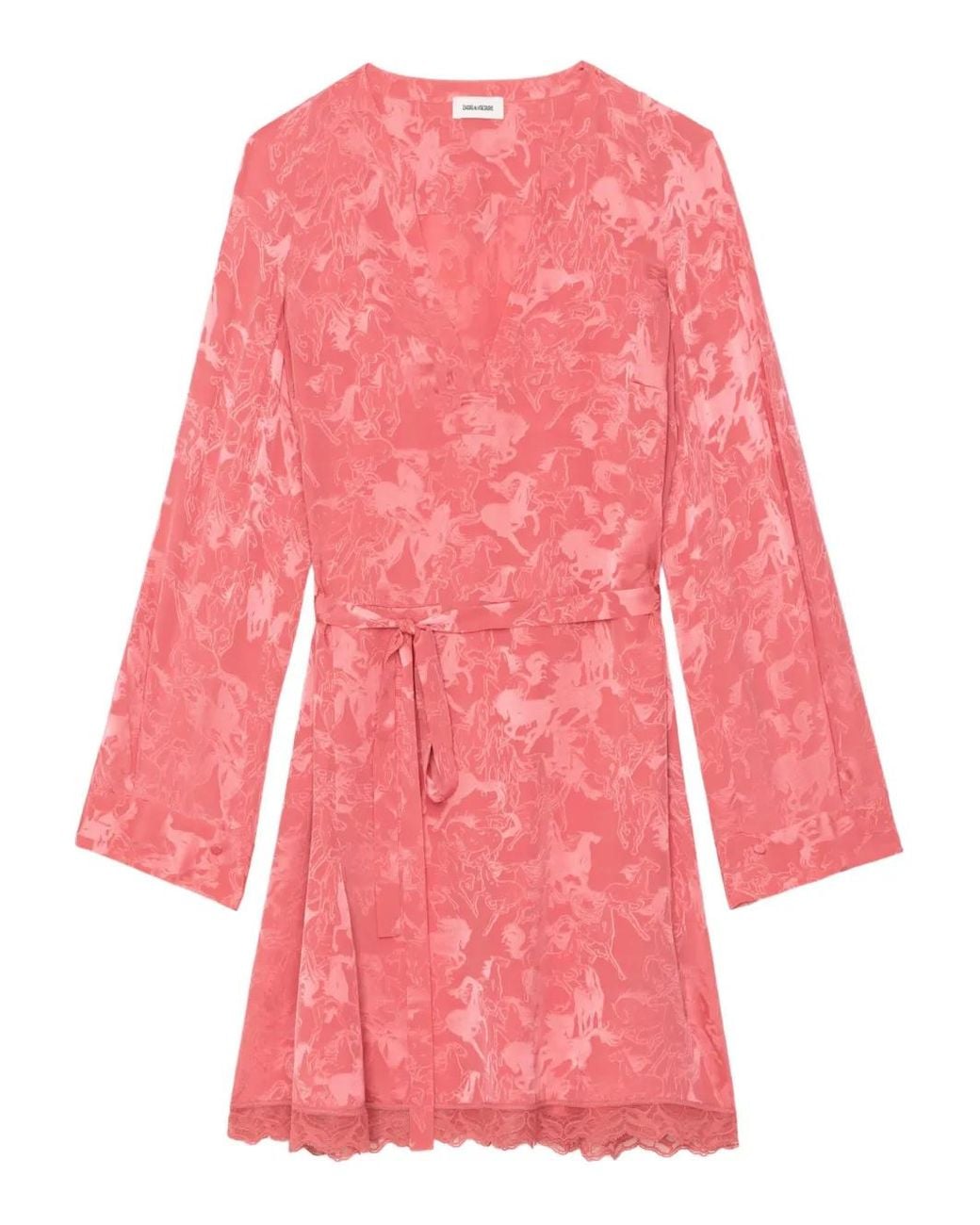 Zadig & Voltaire Pink "Ramasco" Dress
