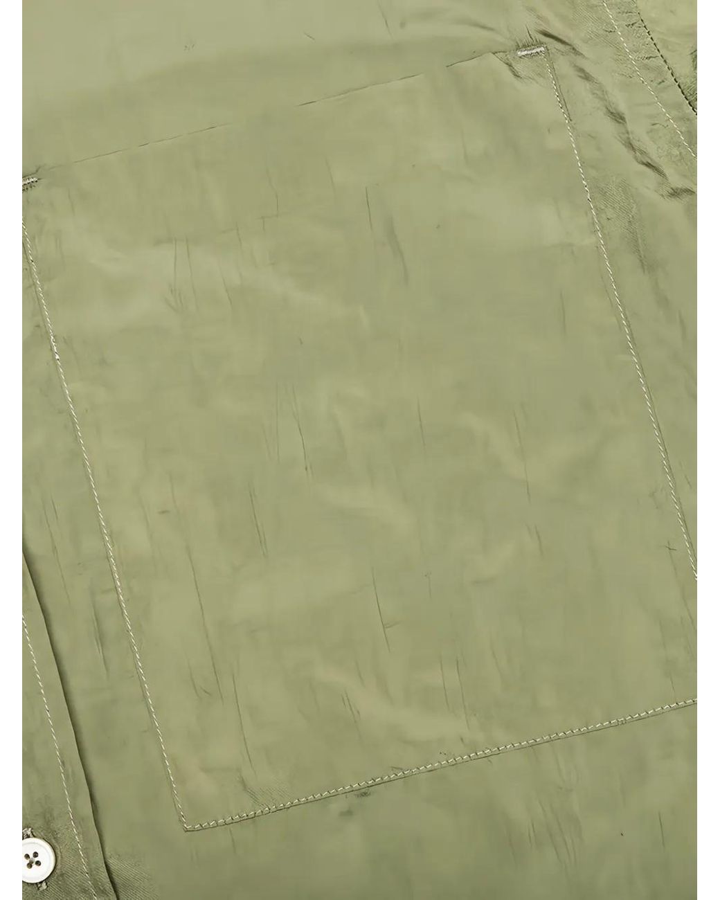 Camisa Con Bolsillo De Parche Jil Sander de hombre de color Green