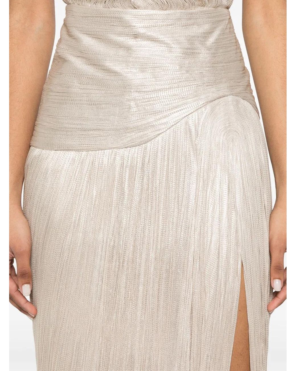 Maria Lucia Hohan White Sheila Maxi Dress