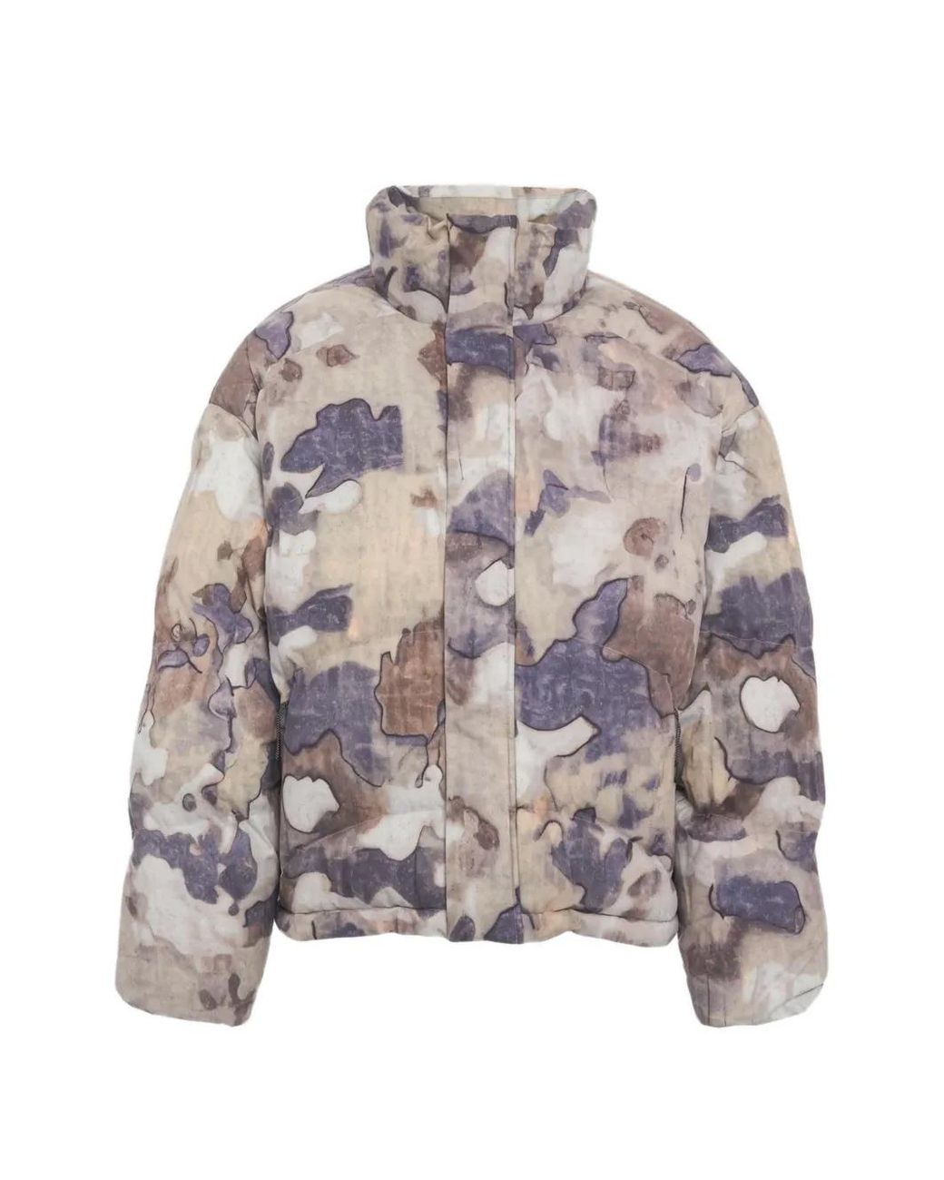 Represent Gray Riot Puffer Jacket for men