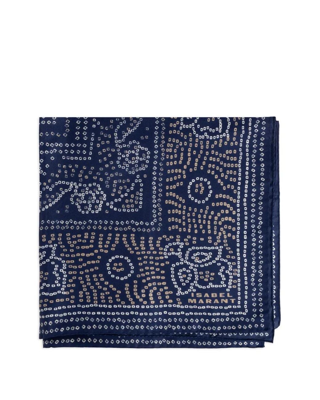 Isabel Marant Blue Bandana-Print Scarf
