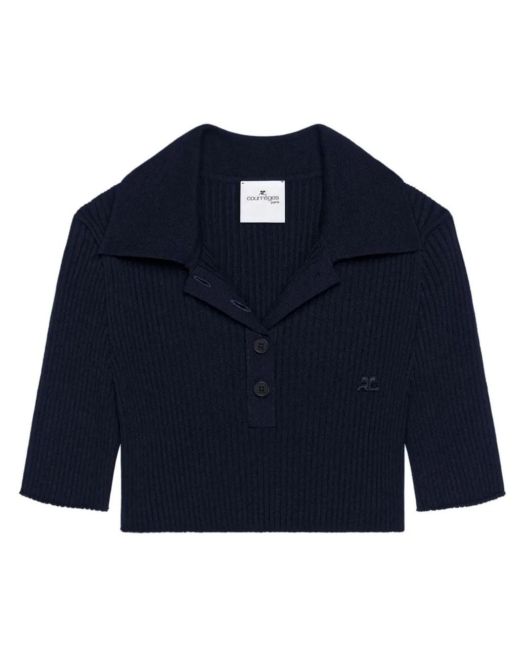Courreges Blue T-Shirts And Polos