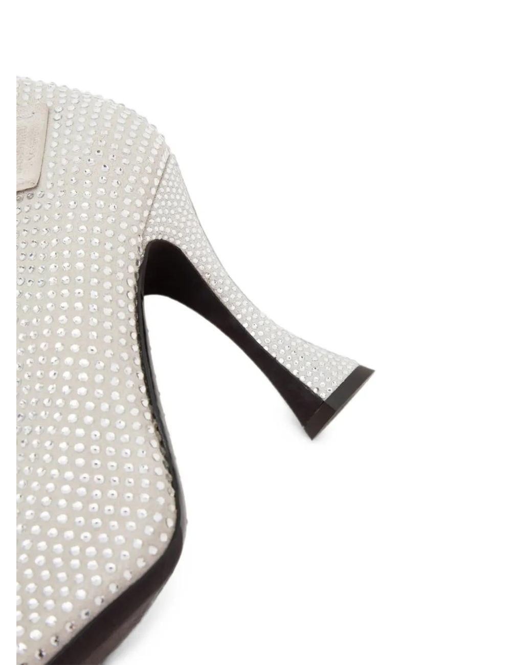Moschino White Duck Pump Cenerentola Pumps