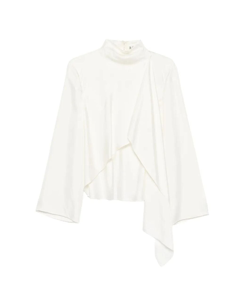 Rohe White Long-Sleeve Layered Blouse