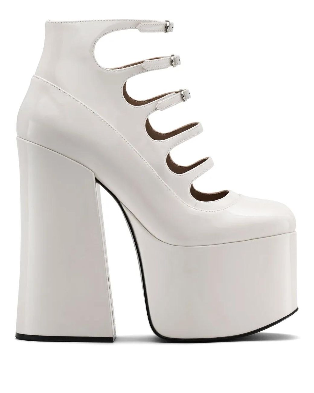 Marc Jacobs Kiki 160Mm Leather Pumps in White | Lyst