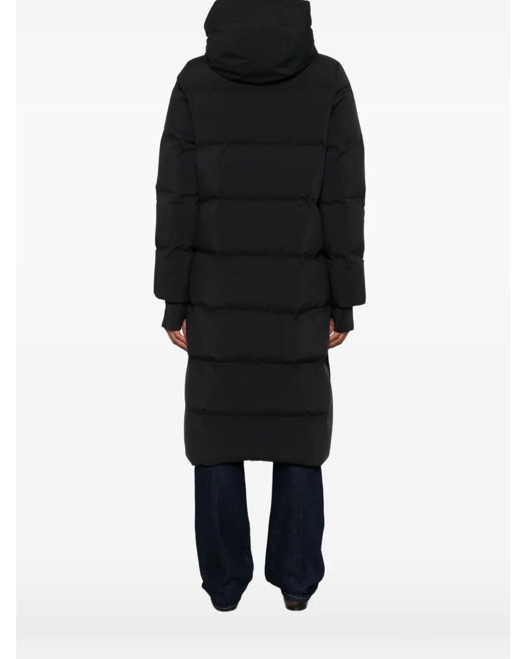 Marc O' Polo Black Padded Hooded Coat