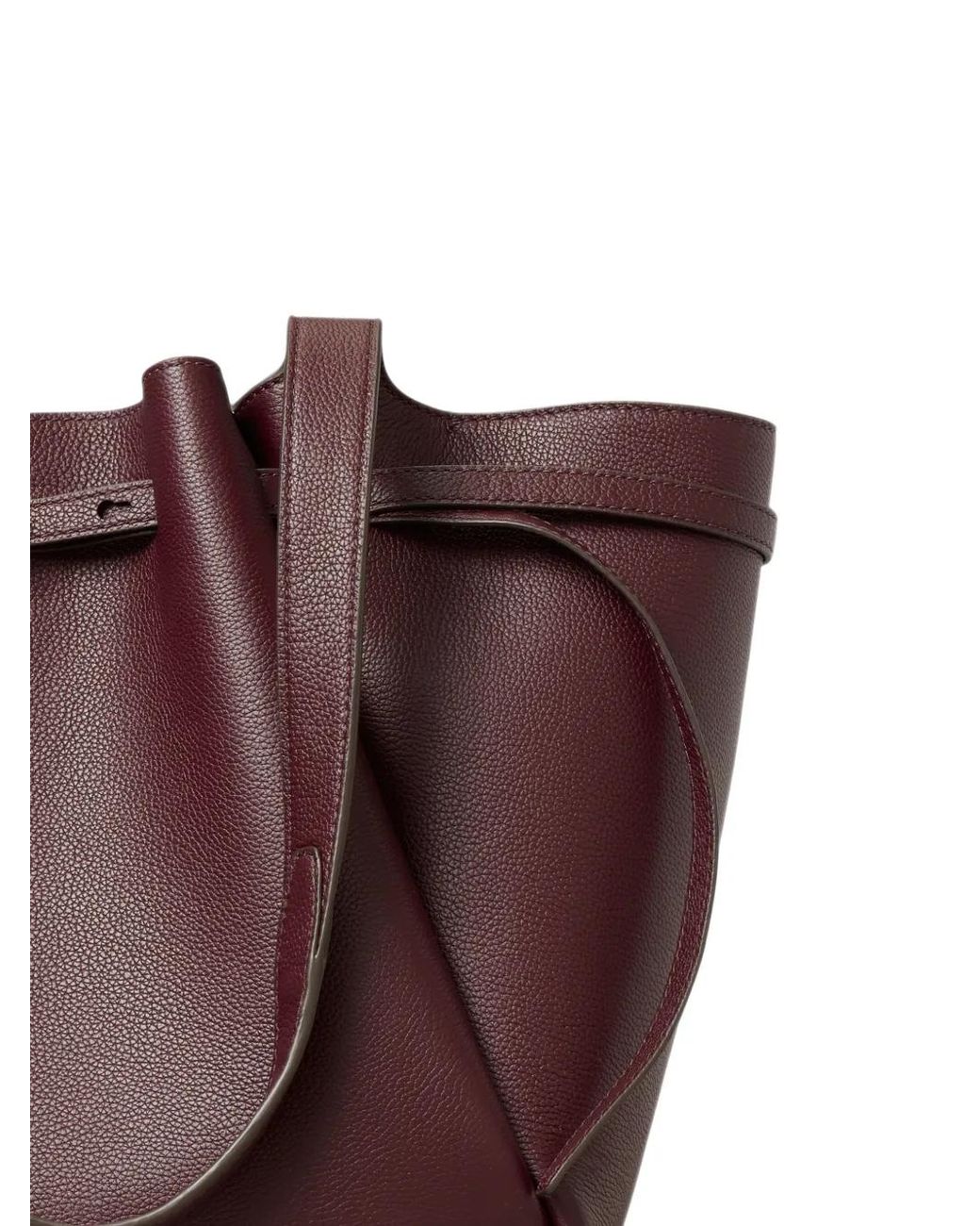 Tory Burch Purple Romy Leather Tote Bag